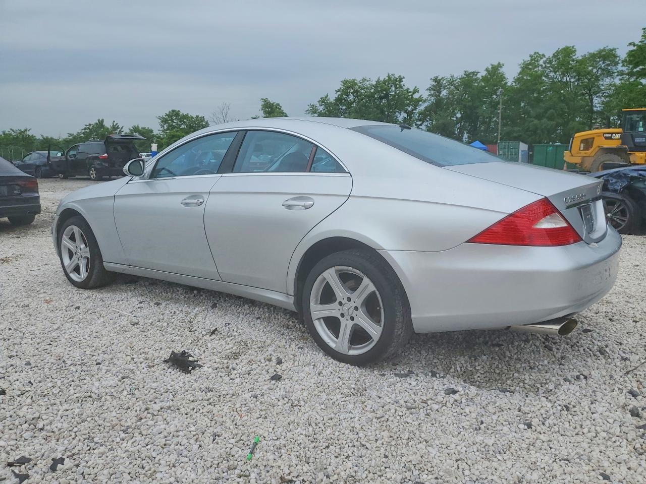 2006 Mercedes-benz Cls 500c Silver vin: WDDDJ75X56A017544