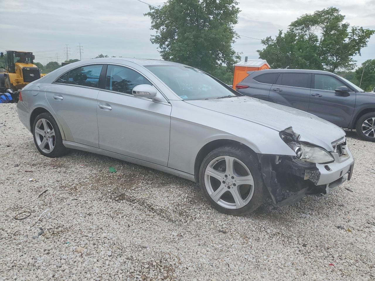2006 Mercedes-benz Cls 500c Silver vin: WDDDJ75X56A017544