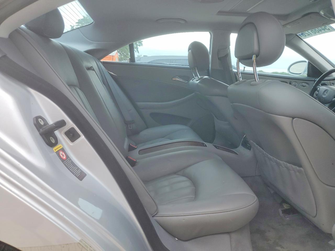 2006 Mercedes-benz Cls 500c Silver vin: WDDDJ75X56A017544