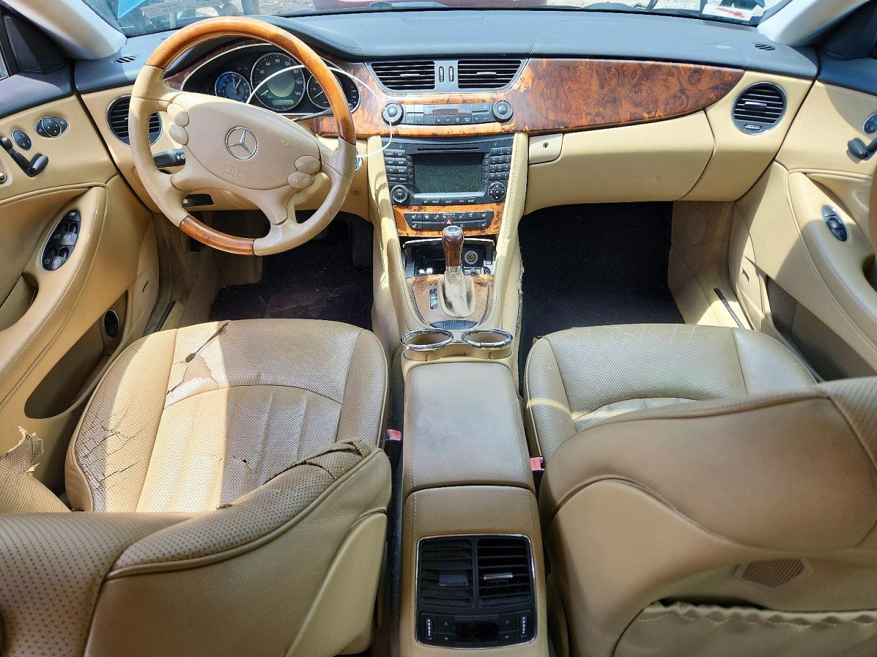 2006 Mercedes-benz Cls 500c Зеленый vin: WDDDJ75X56A047367
