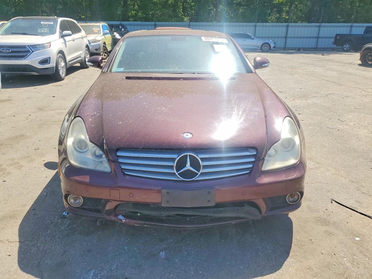 2006 Mercedes-benz Cls 500c Burgundy vin: WDDDJ75X56A052729