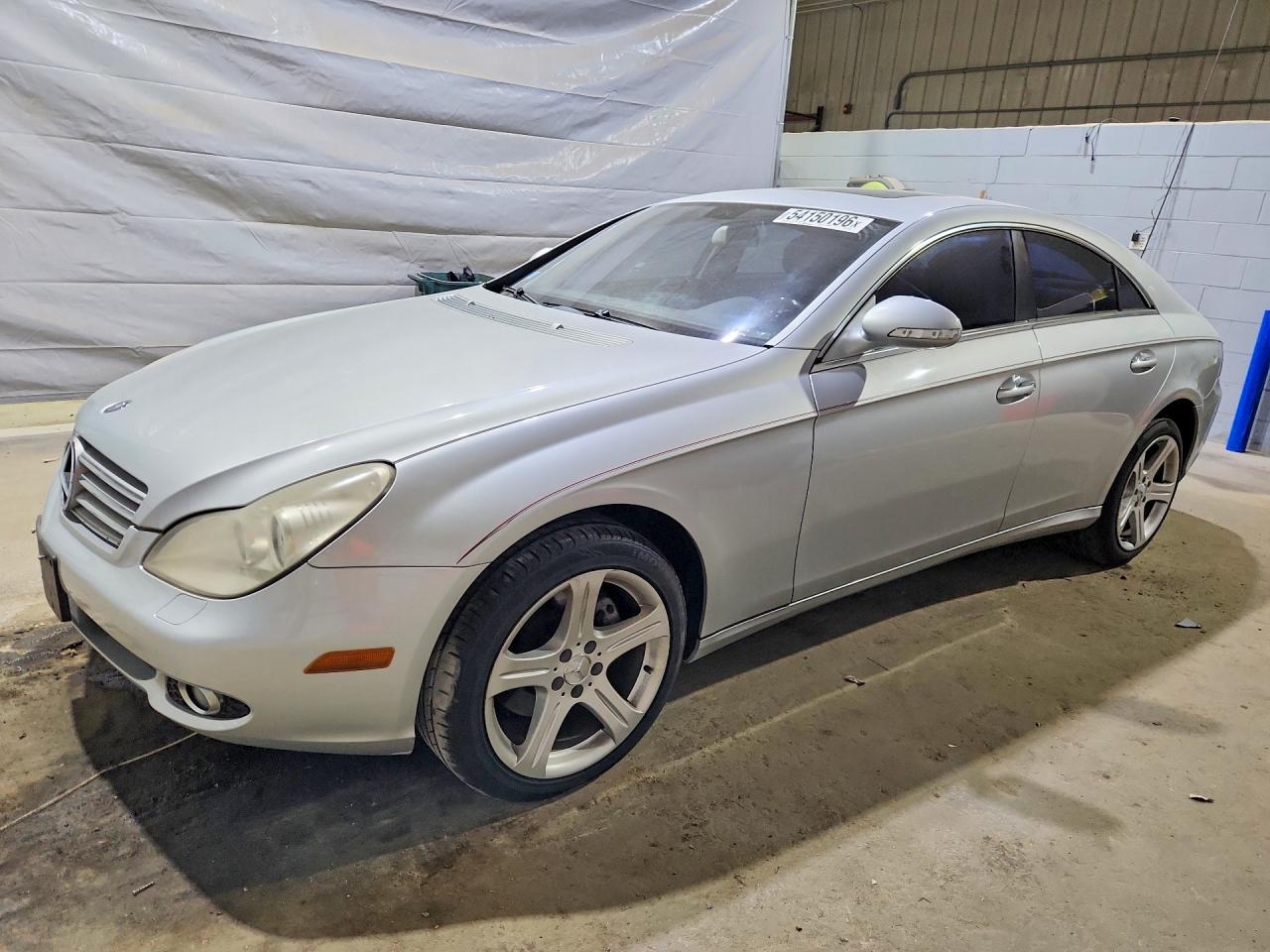 2006 Mercedes-benz Cls 500c Silver vin: WDDDJ75X56A071393