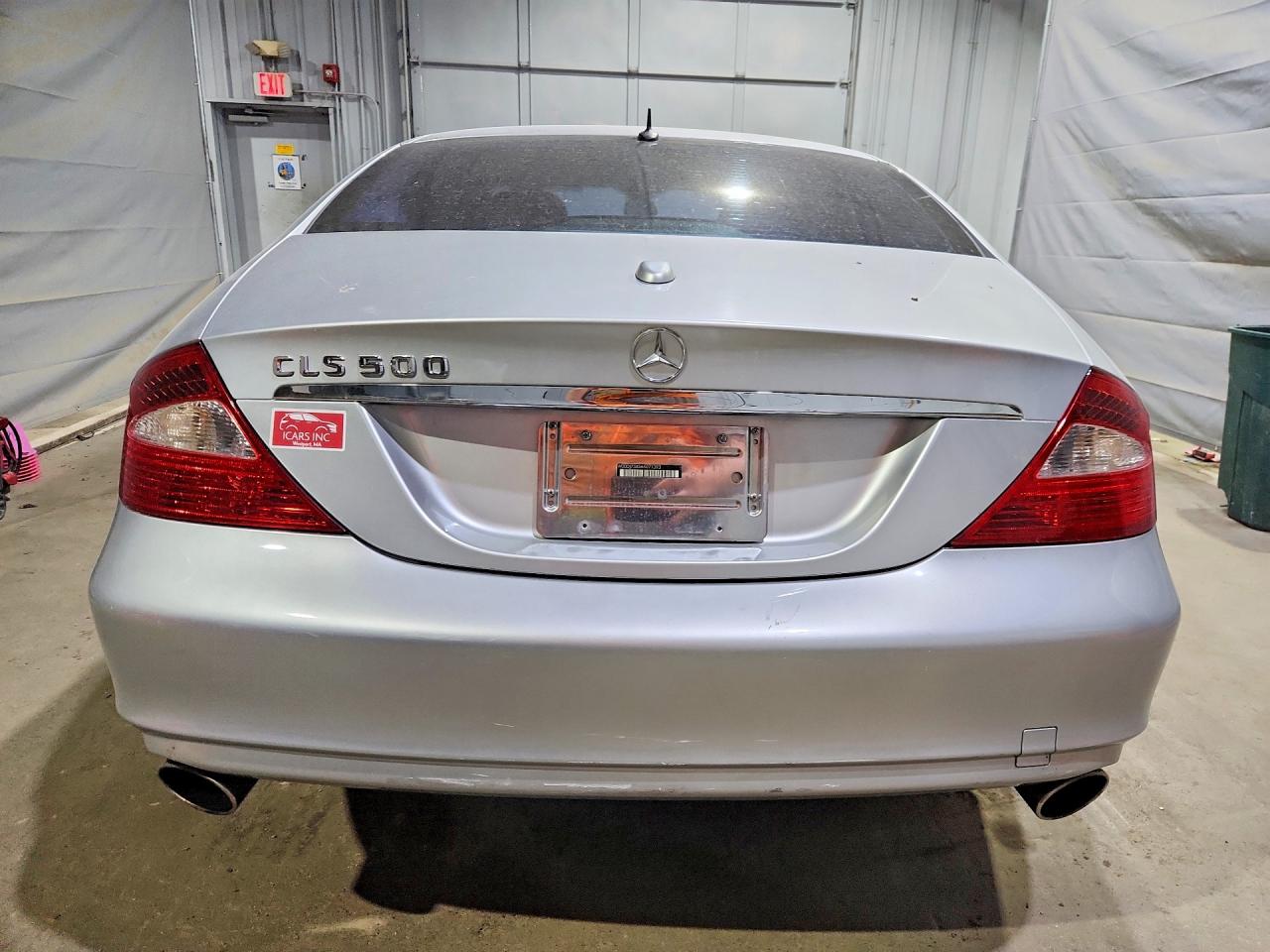 2006 Mercedes-benz Cls 500c Silver vin: WDDDJ75X56A071393