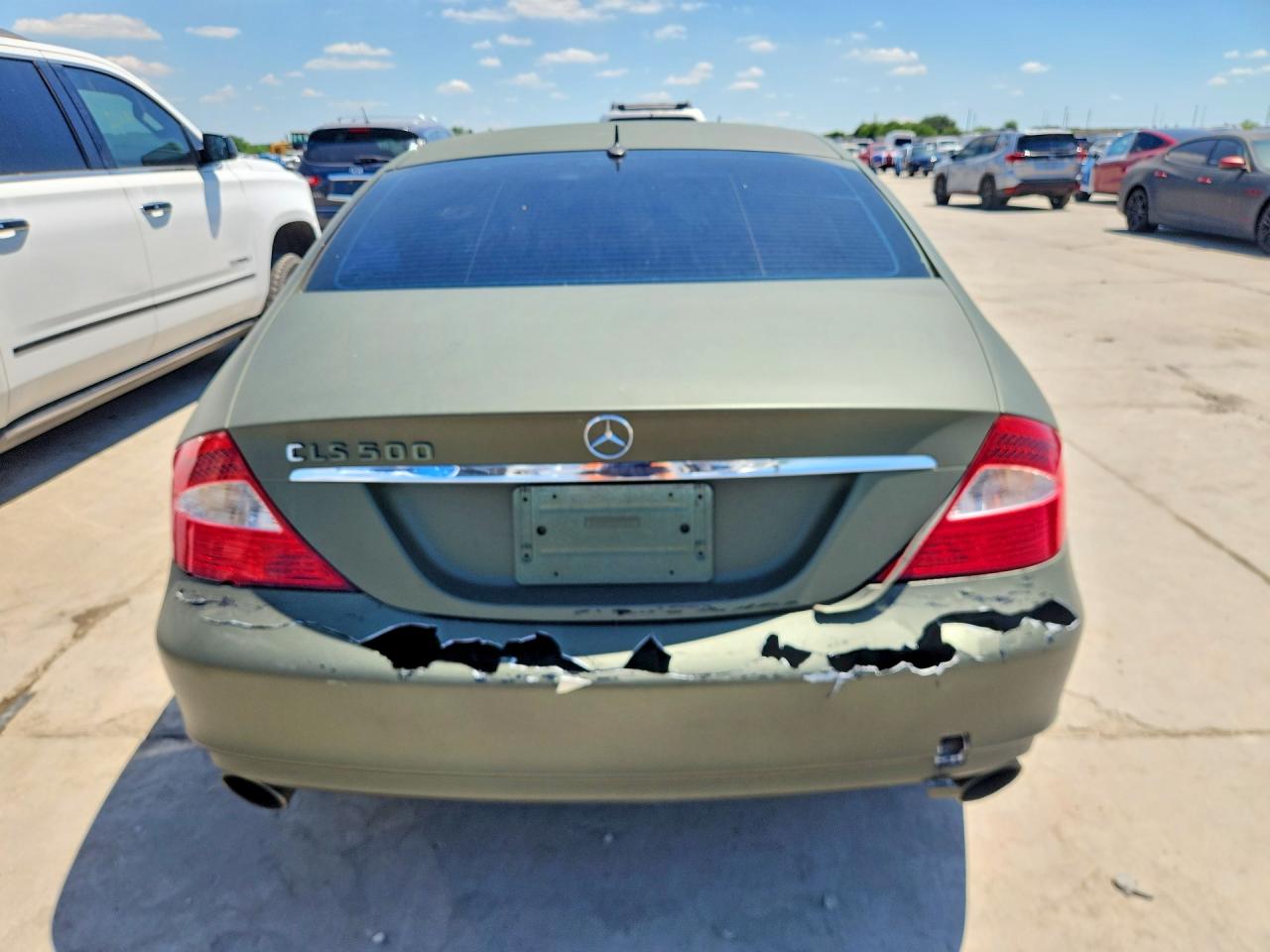 2006 Mercedes-benz Cls 500c Зеленый vin: WDDDJ75X66A070656
