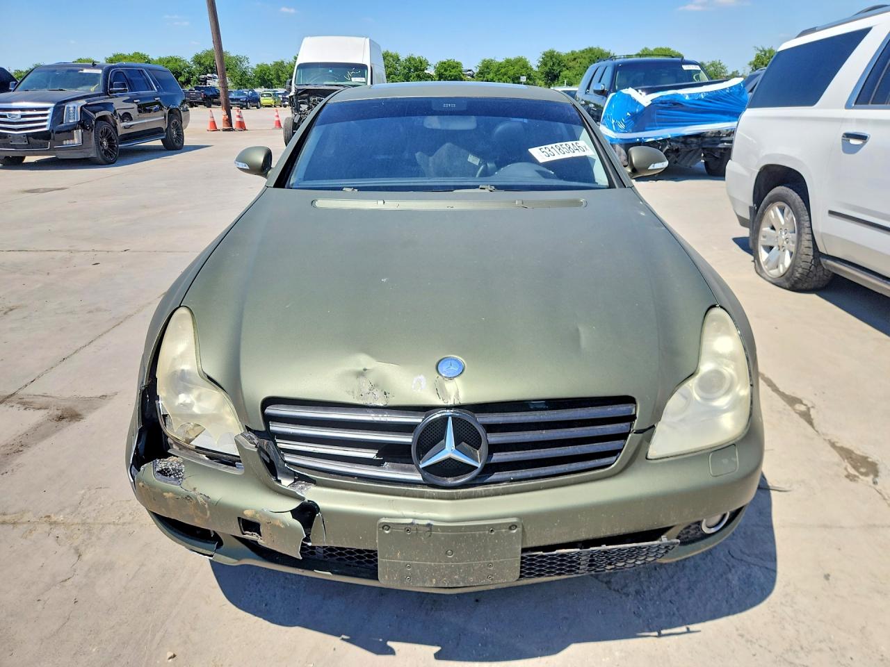 2006 Mercedes-benz Cls 500c Зеленый vin: WDDDJ75X66A070656