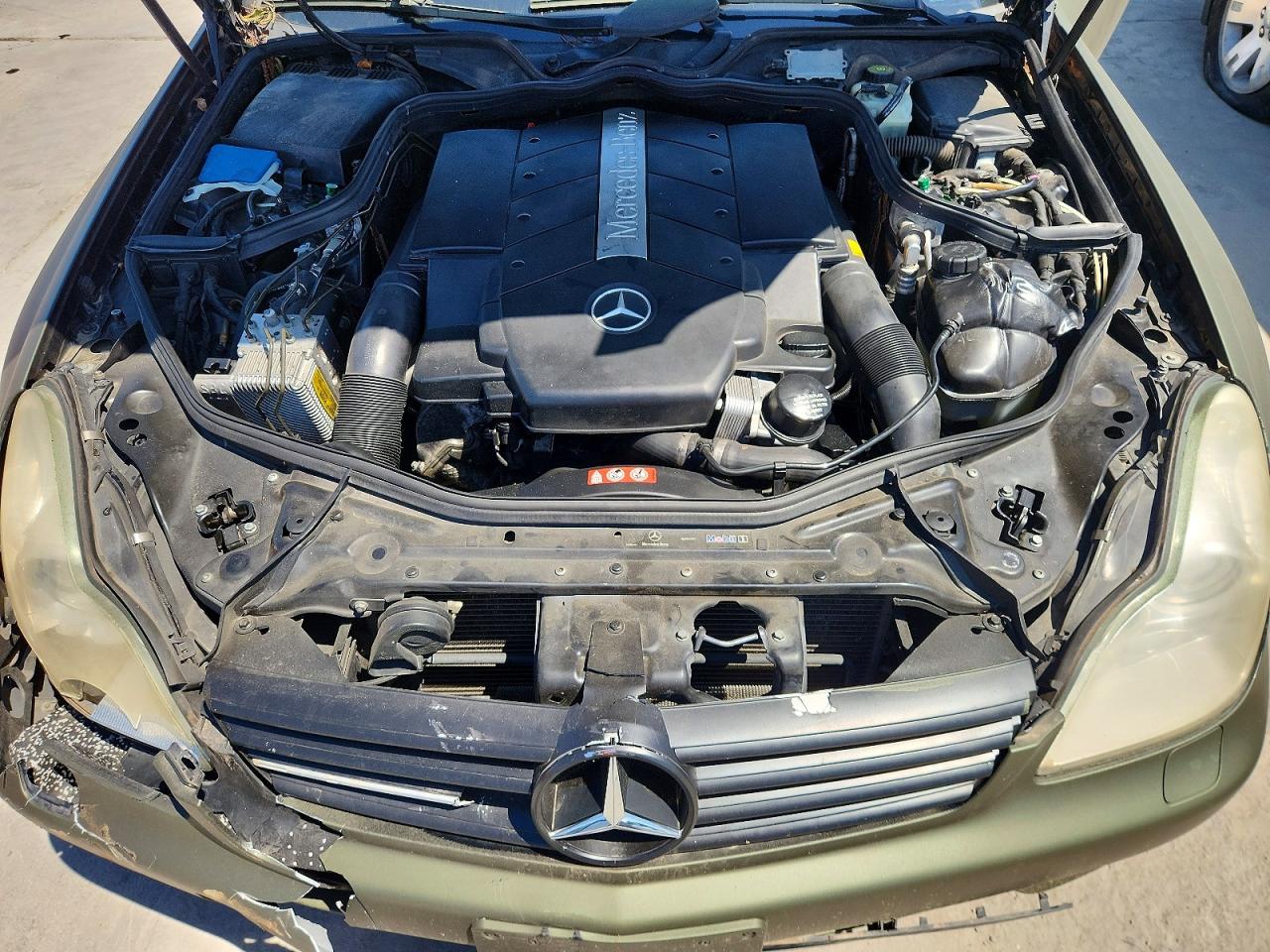 2006 Mercedes-benz Cls 500c Зеленый vin: WDDDJ75X66A070656