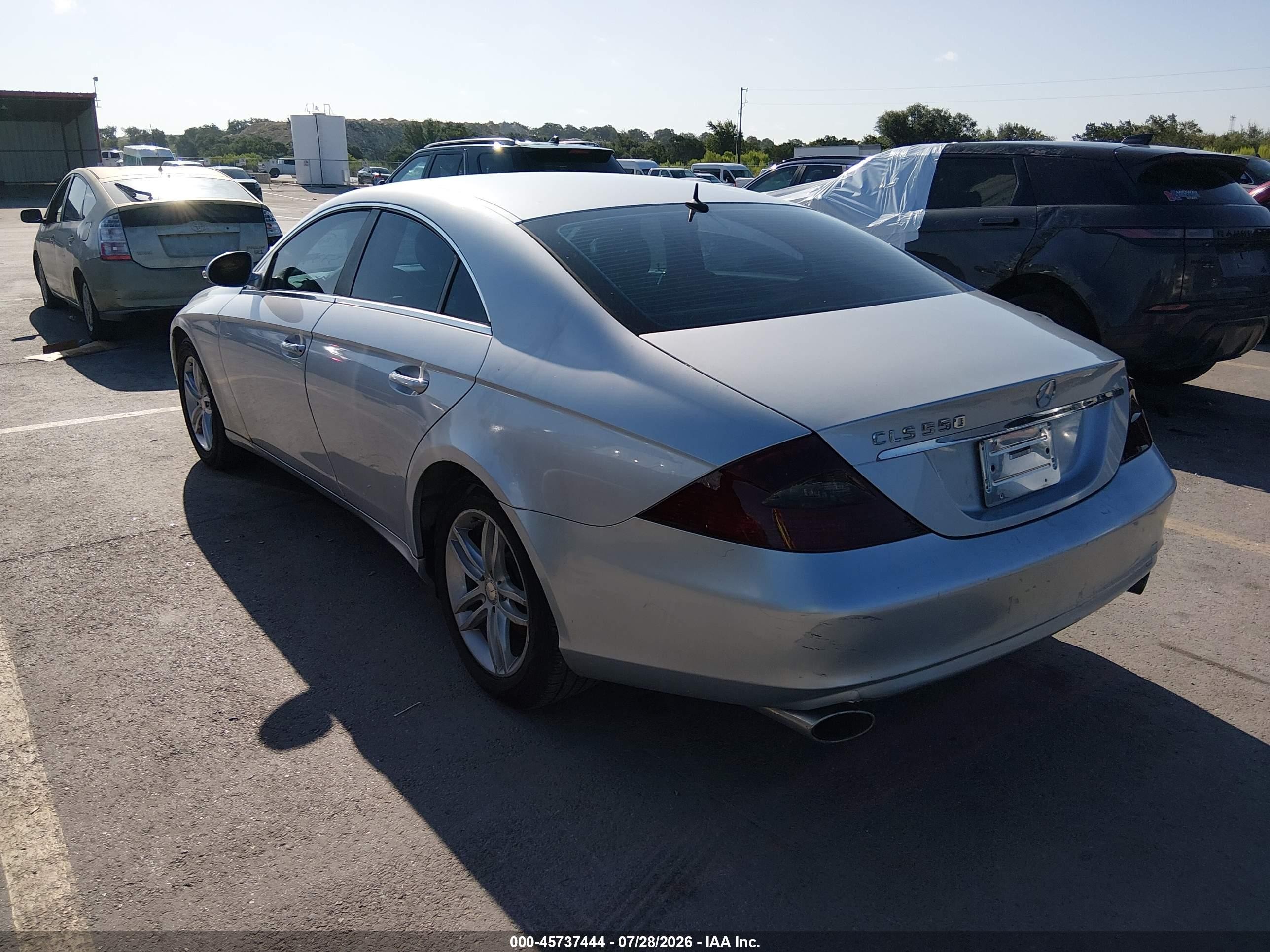 2006 Mercedes-benz Cls 500   Серебряный vin: WDDDJ75X76A009543