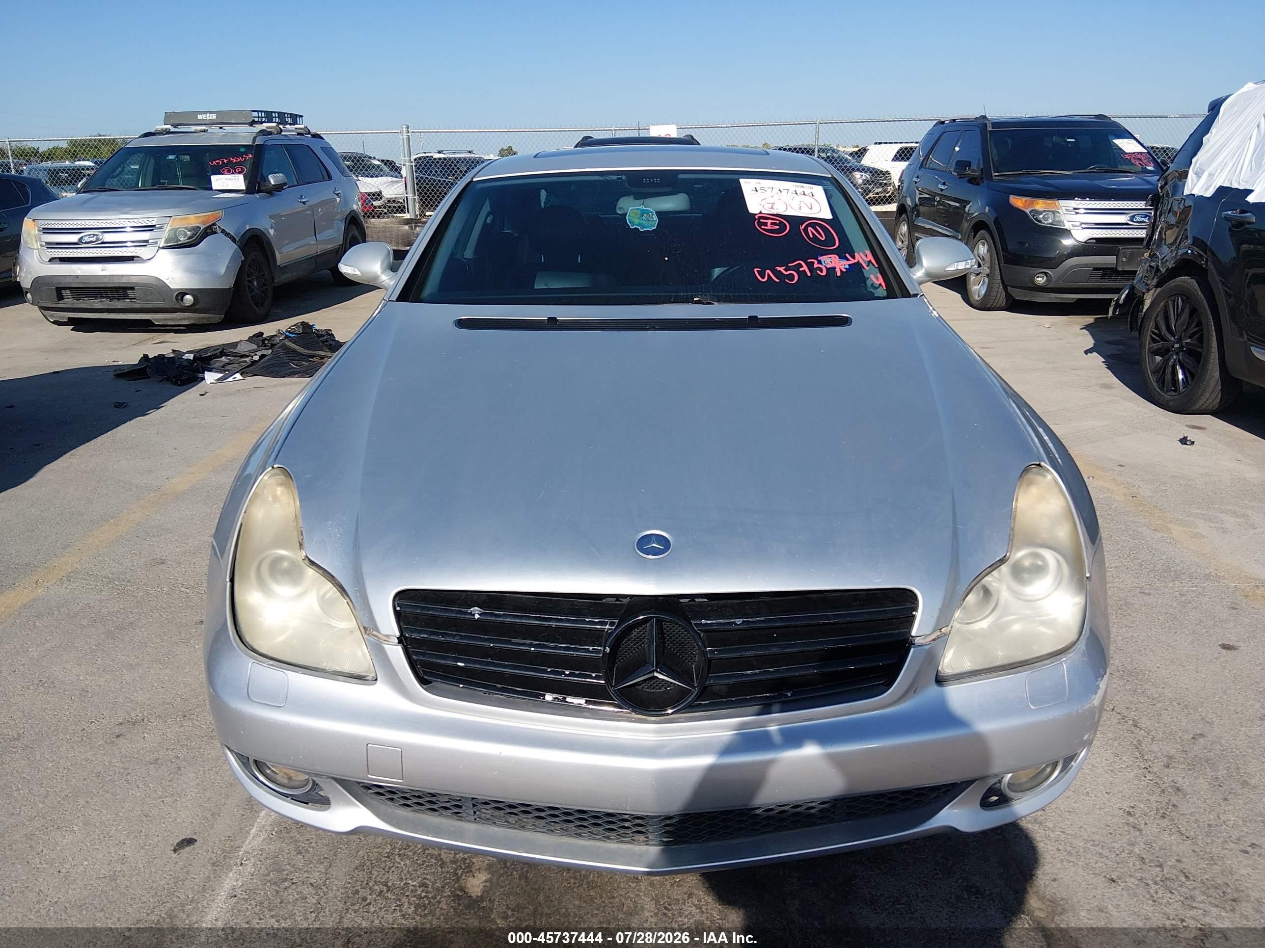 2006 Mercedes-benz Cls 500   Серебряный vin: WDDDJ75X76A009543