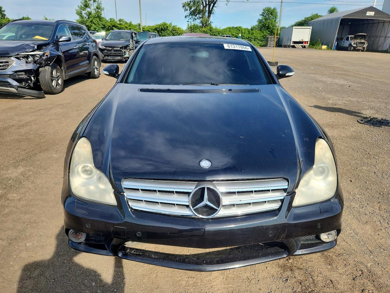 2006 Mercedes-benz Cls 500c Black vin: WDDDJ75X86A049453