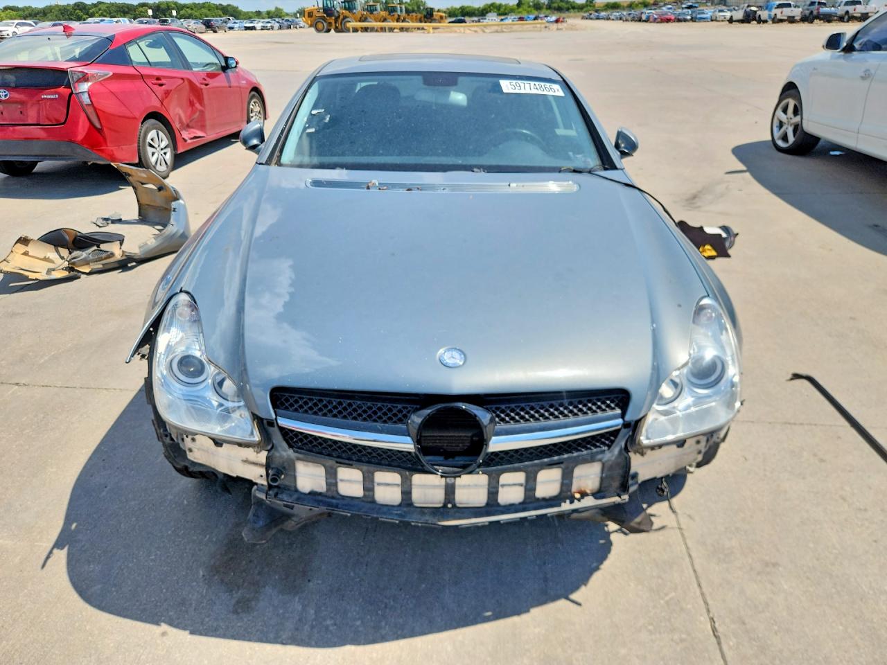 2006 Mercedes-benz Cls 500c Gray vin: WDDDJ75X96A025713