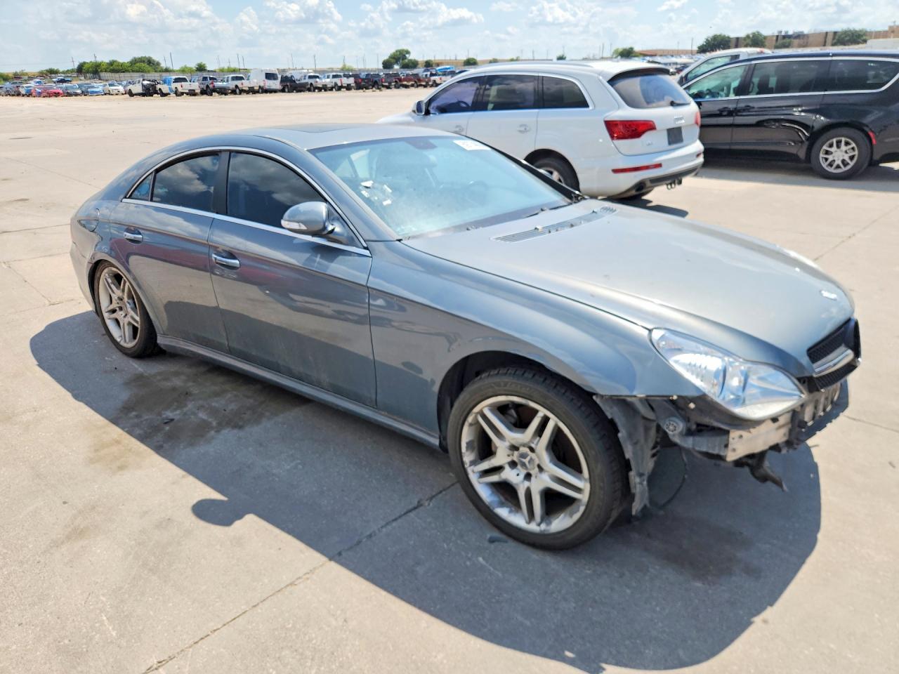 2006 Mercedes-benz Cls 500c Gray vin: WDDDJ75X96A025713