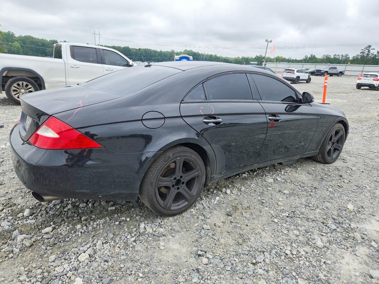 2006 Mercedes-benz Cls 500c Black vin: WDDDJ75XX6A024103