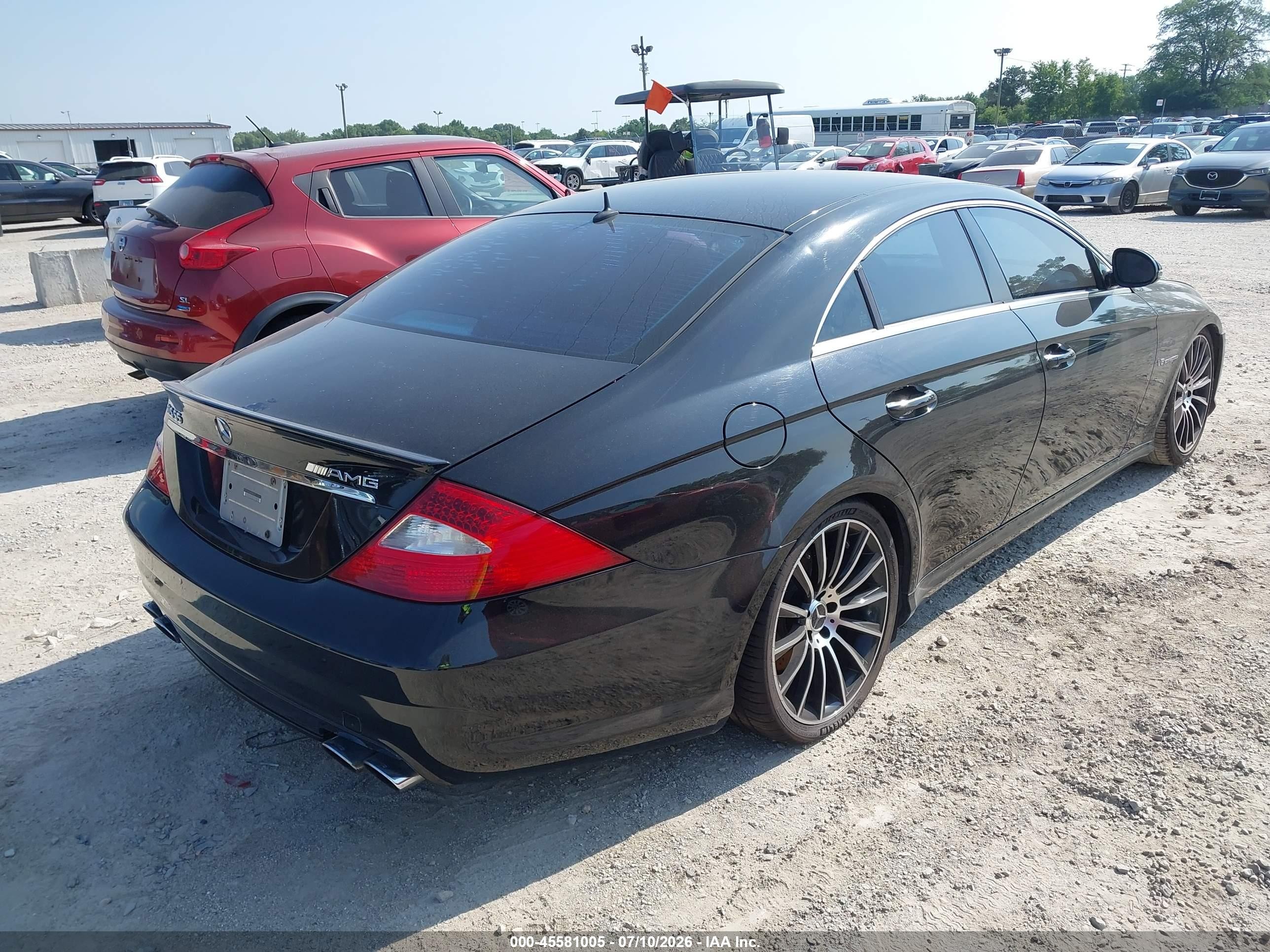 2006 Mercedes-benz Cls 55 Amg   Черный vin: WDDDJ76X06A060218