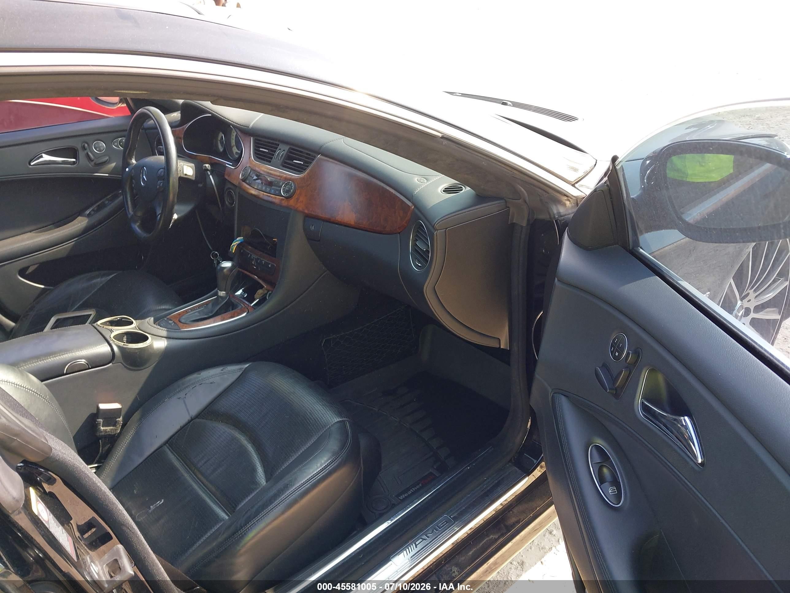 2006 Mercedes-benz Cls 55 Amg   Черный vin: WDDDJ76X06A060218