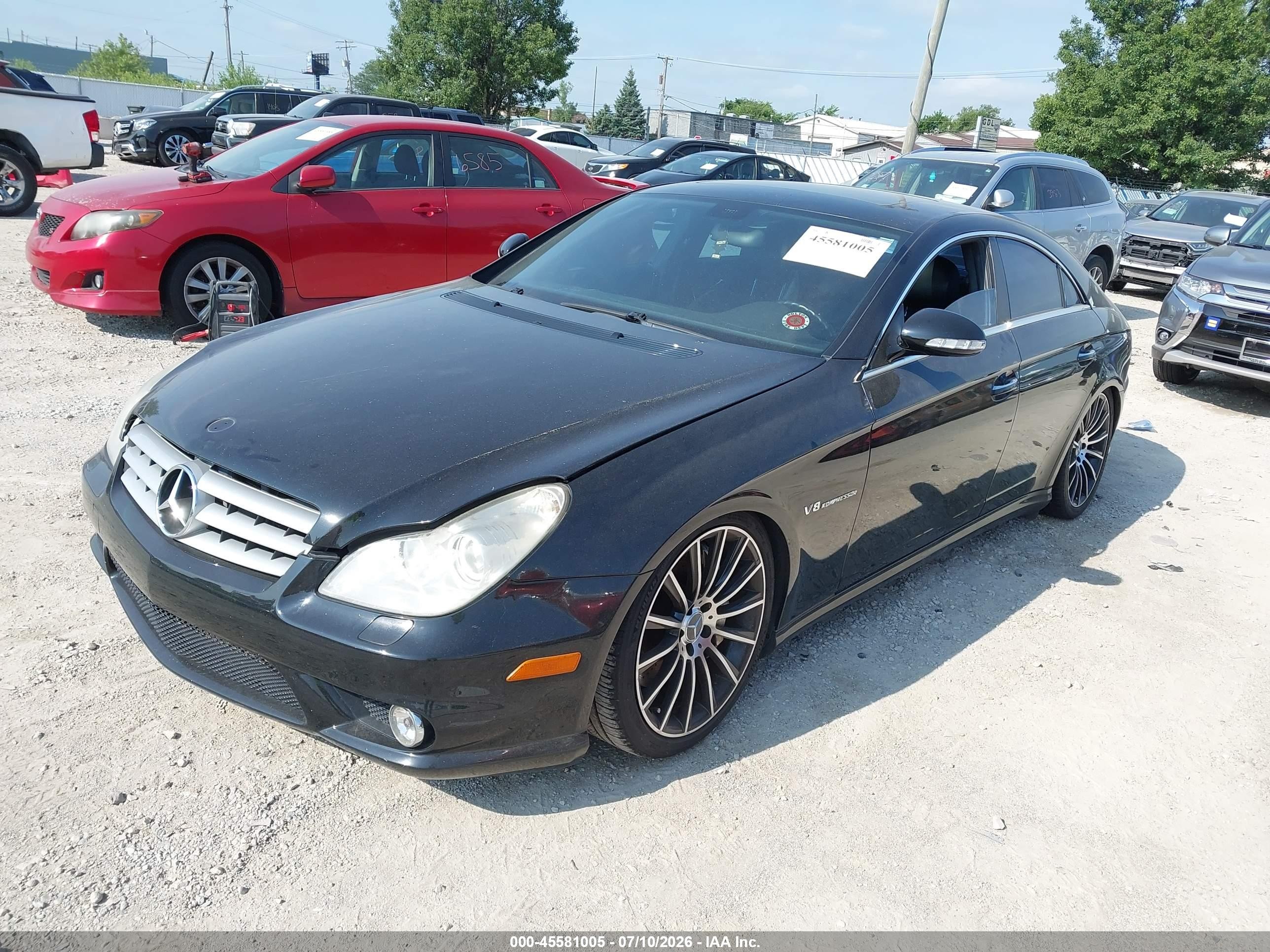 2006 Mercedes-benz Cls 55 Amg   Черный vin: WDDDJ76X06A060218