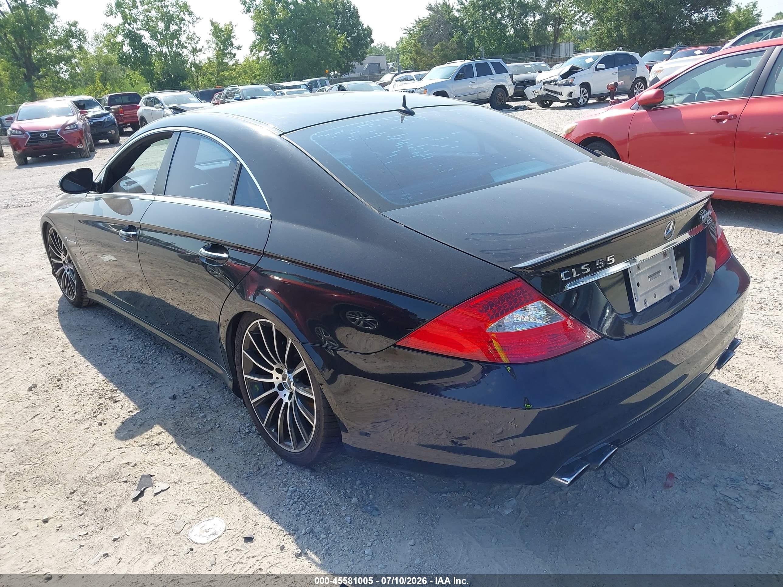 2006 Mercedes-benz Cls 55 Amg   Черный vin: WDDDJ76X06A060218