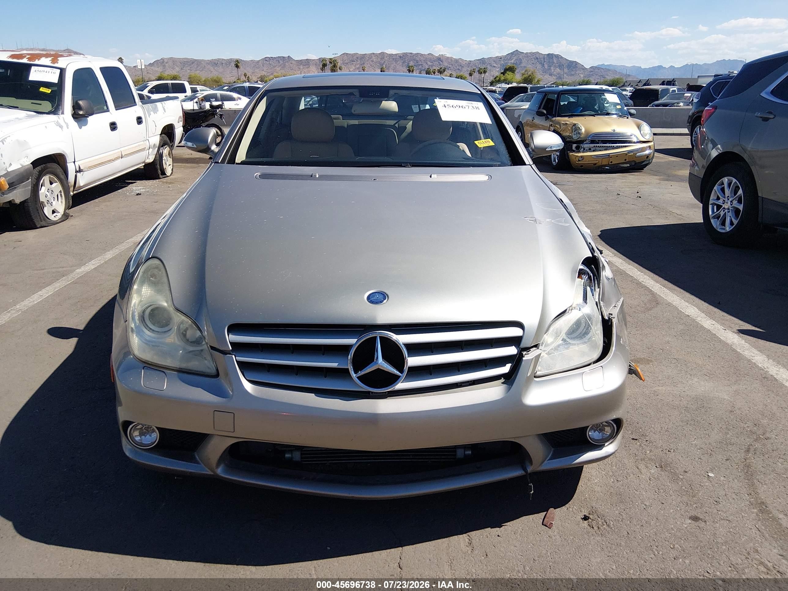 2006 Mercedes-benz Cls 55 Amg   Beige vin: WDDDJ76X16A070465