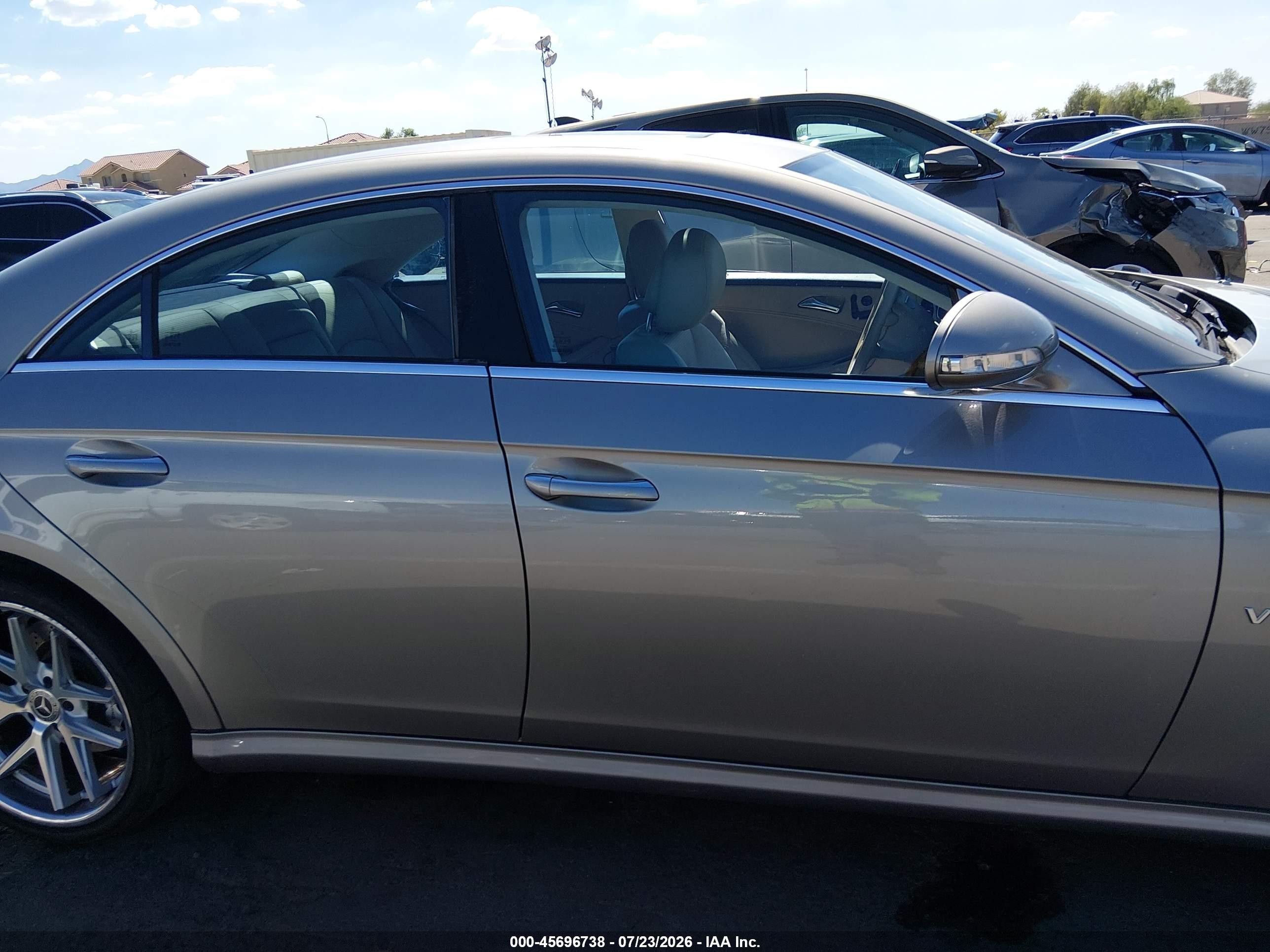 2006 Mercedes-benz Cls 55 Amg   Beige vin: WDDDJ76X16A070465