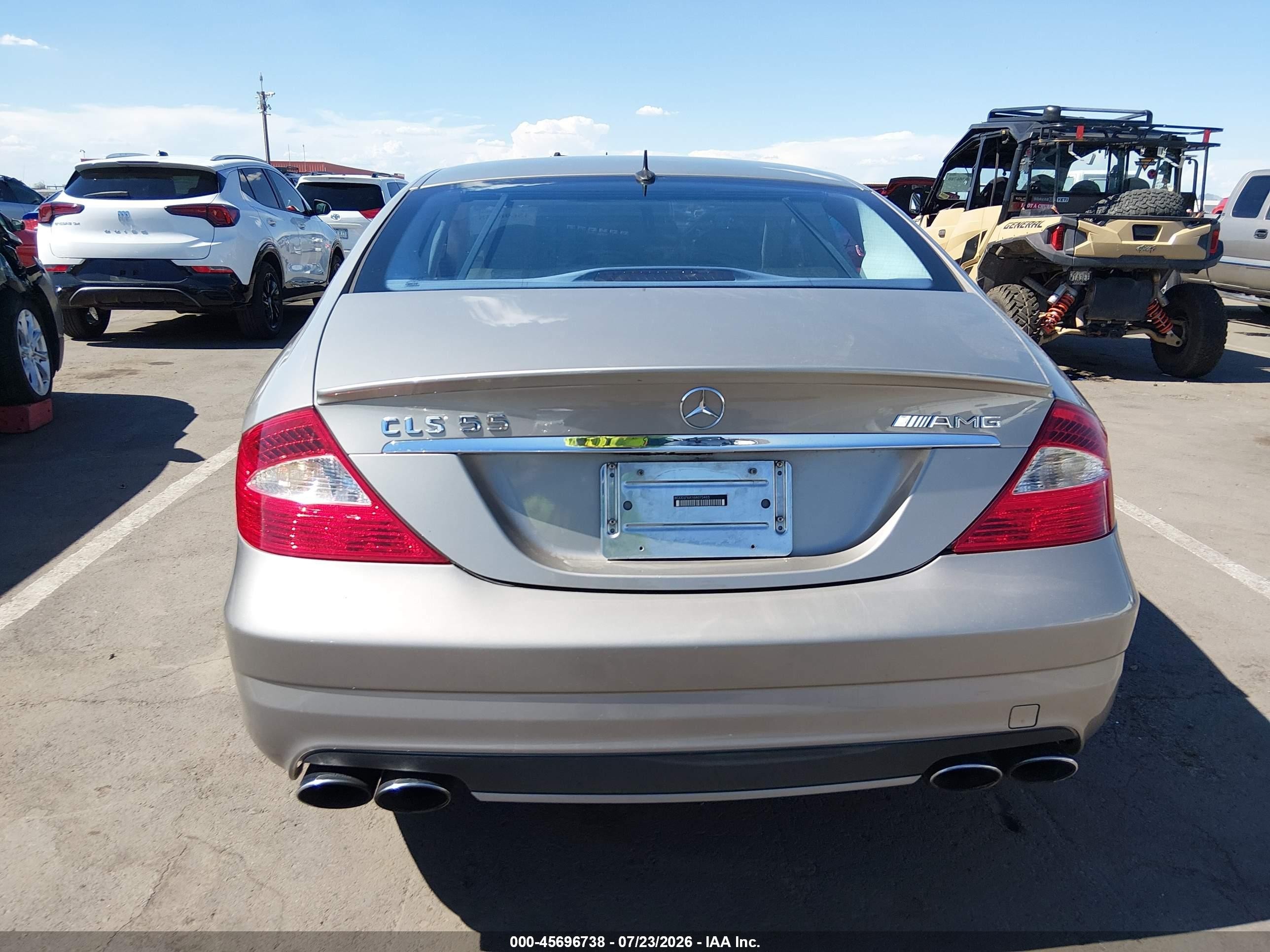 2006 Mercedes-benz Cls 55 Amg   Beige vin: WDDDJ76X16A070465