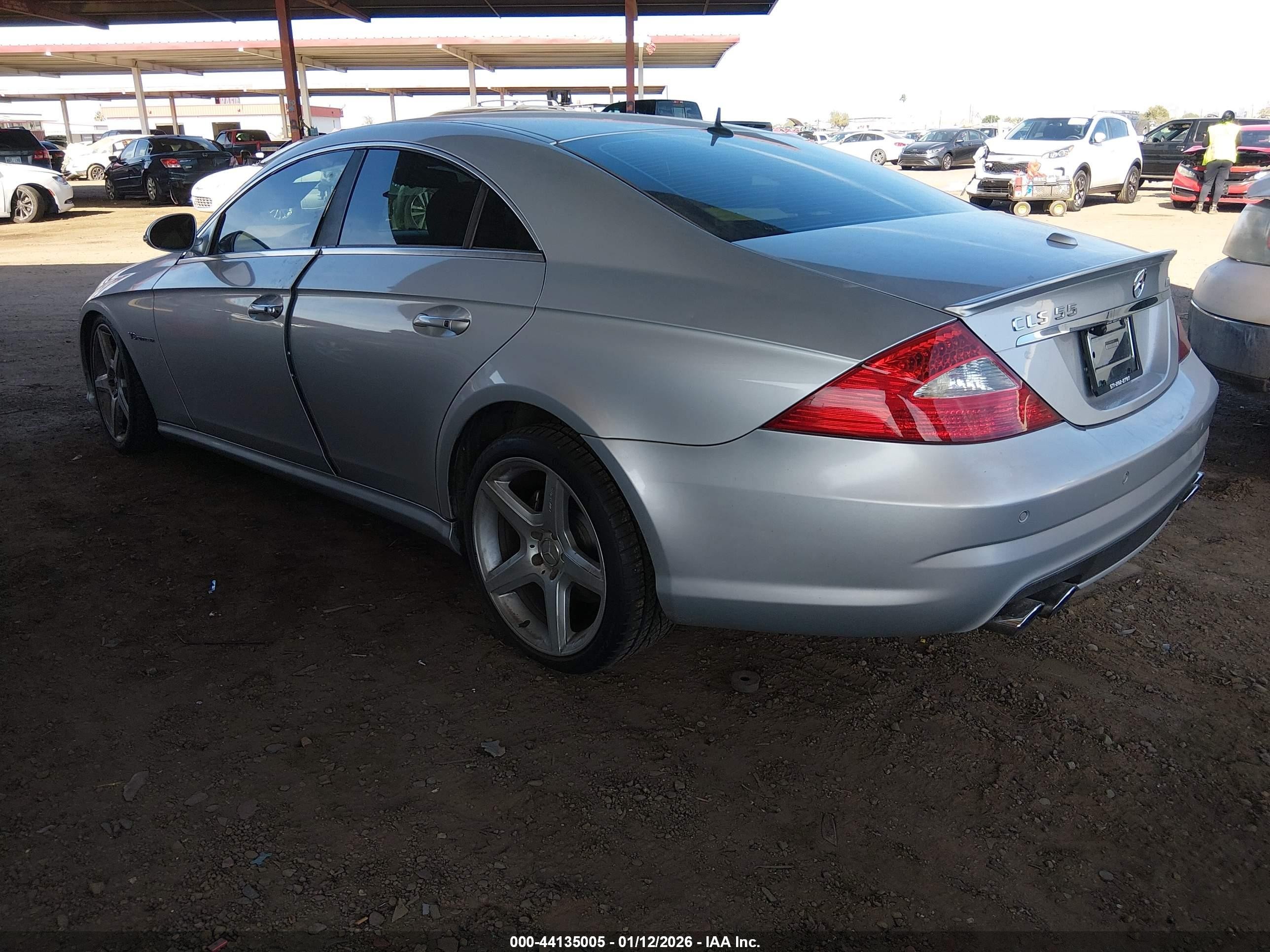 2006 Mercedes-benz Cls 55 Amg   Серебряный vin: WDDDJ76X66A066508