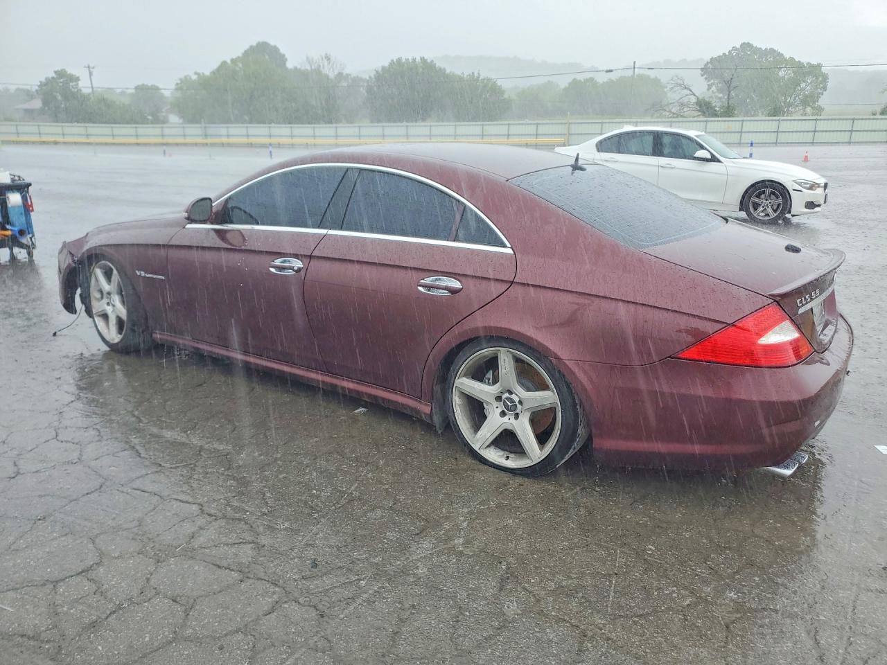 2006 Mercedes-benz Cls 55 Amg Burgundy vin: WDDDJ76X76A048132