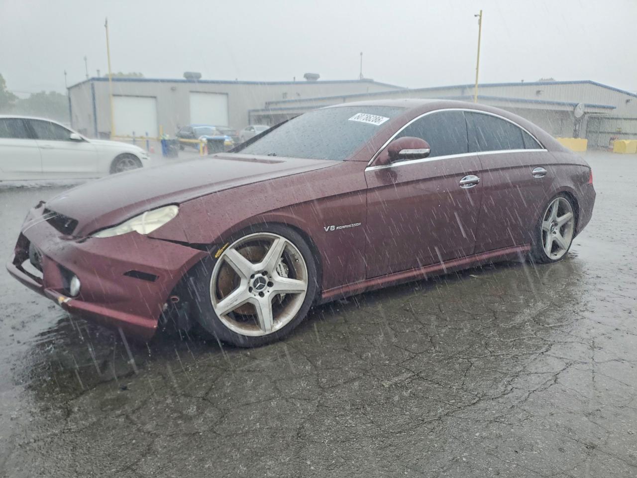 2006 Mercedes-benz Cls 55 Amg Burgundy vin: WDDDJ76X76A048132