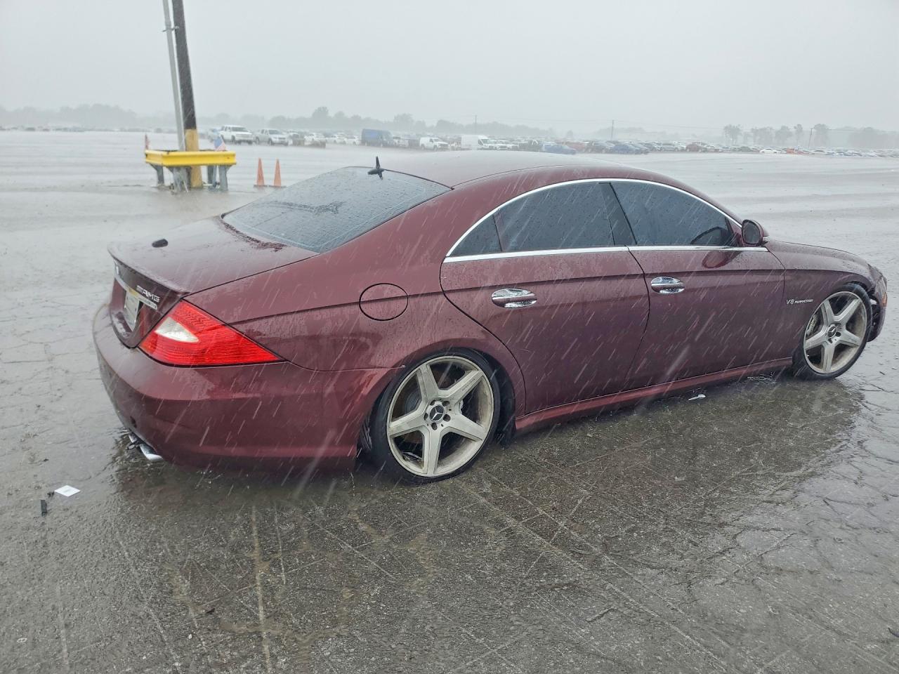 2006 Mercedes-benz Cls 55 Amg Burgundy vin: WDDDJ76X76A048132