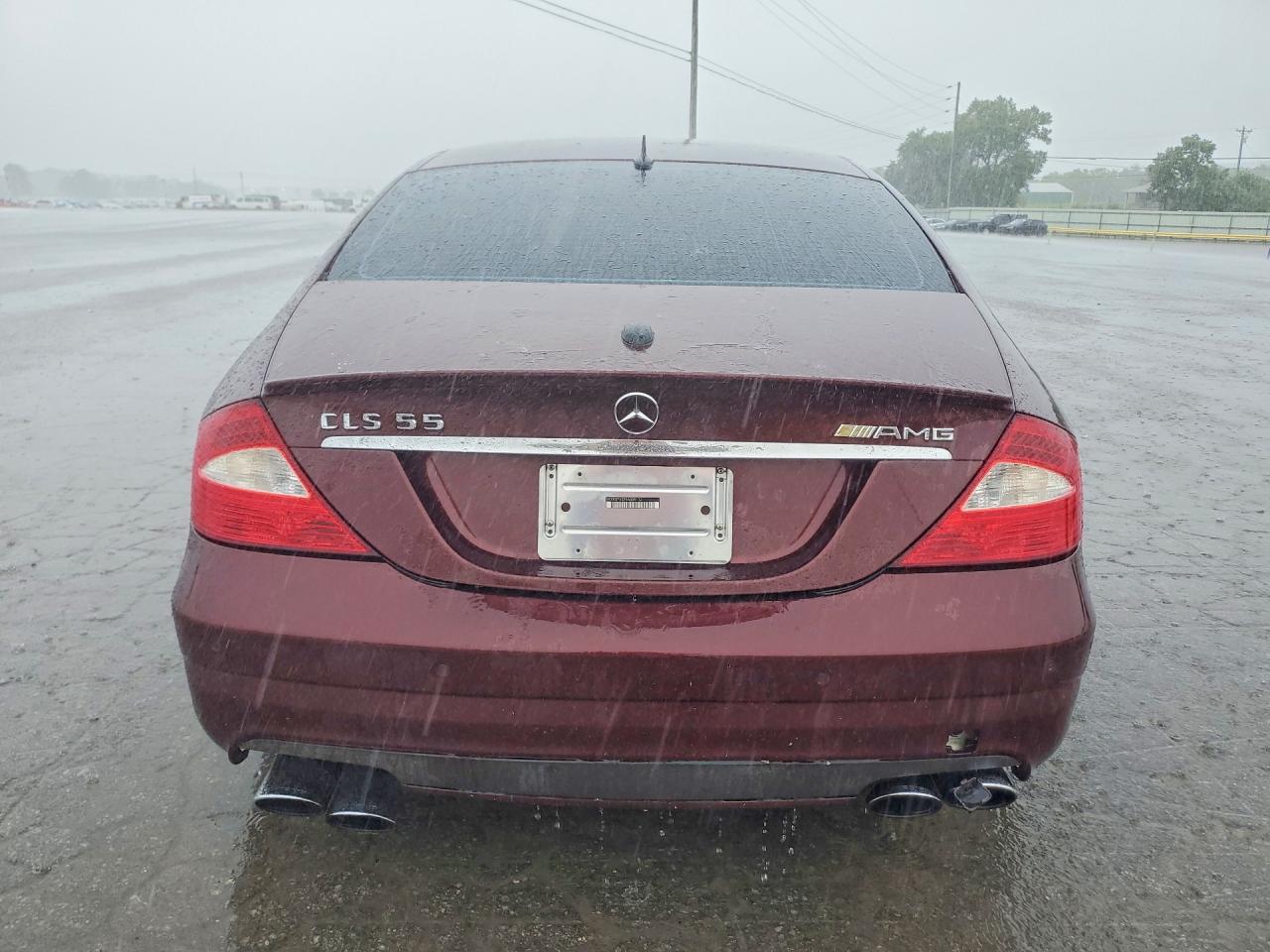 2006 Mercedes-benz Cls 55 Amg Burgundy vin: WDDDJ76X76A048132