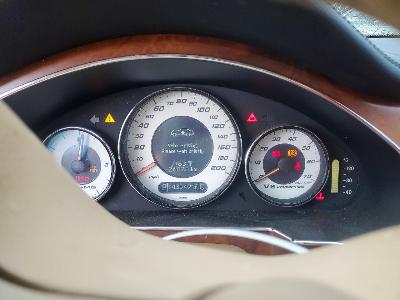 2006 Mercedes-benz Cls 55 Amg Burgundy vin: WDDDJ76X76A048132