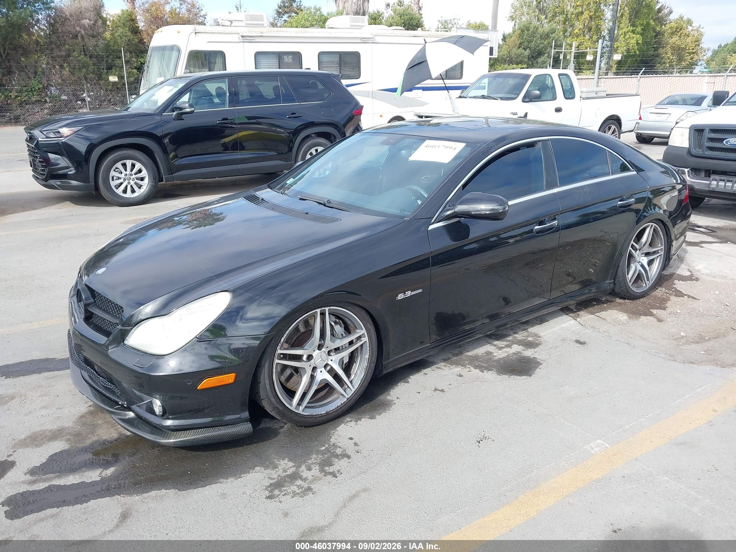 2009 Mercedes-benz Cls 63 Amg Black vin: WDDDJ77X29A146780