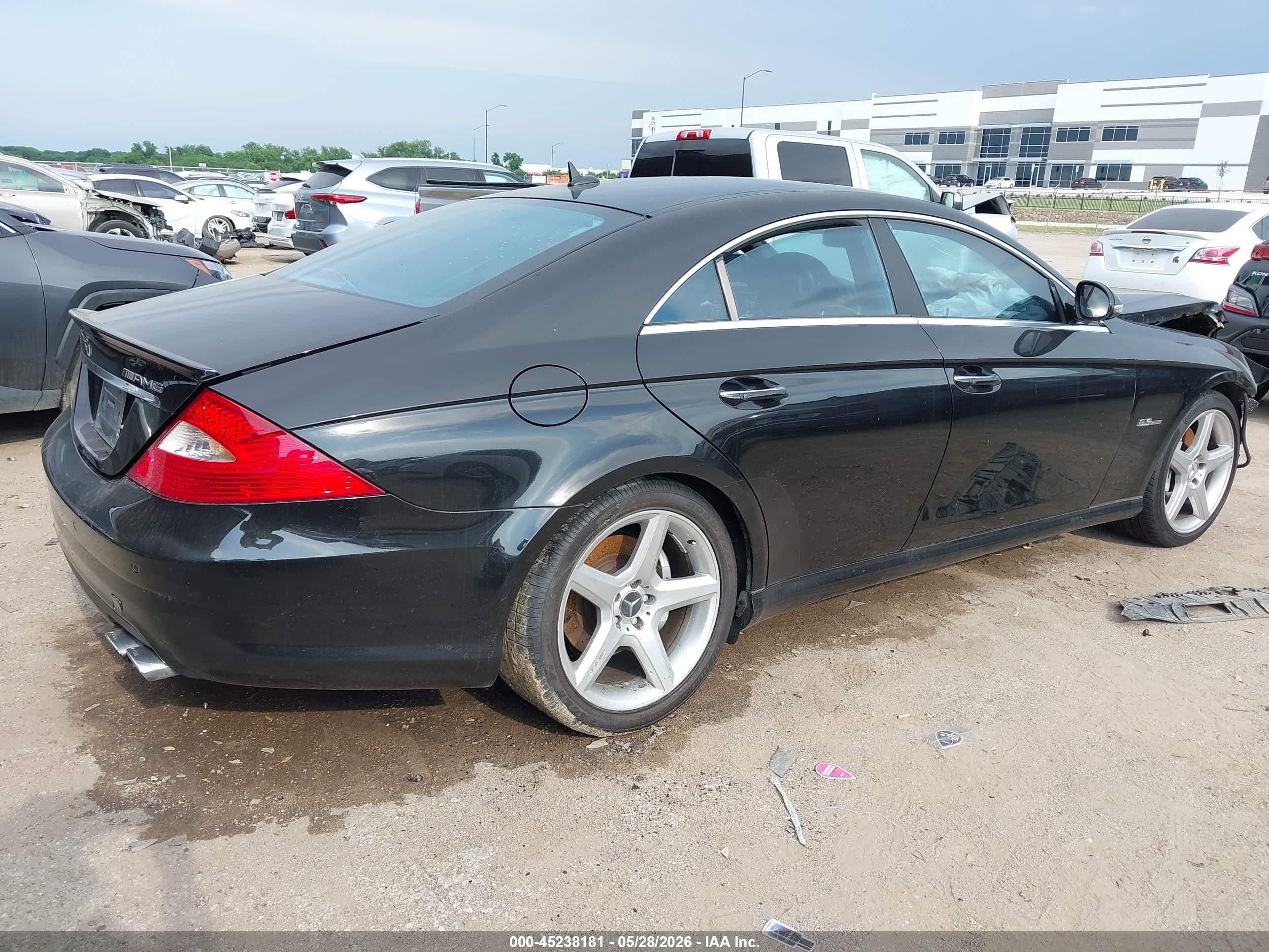 2007 Mercedes-benz Cls 63 Amg   Black vin: WDDDJ77X47A087552
