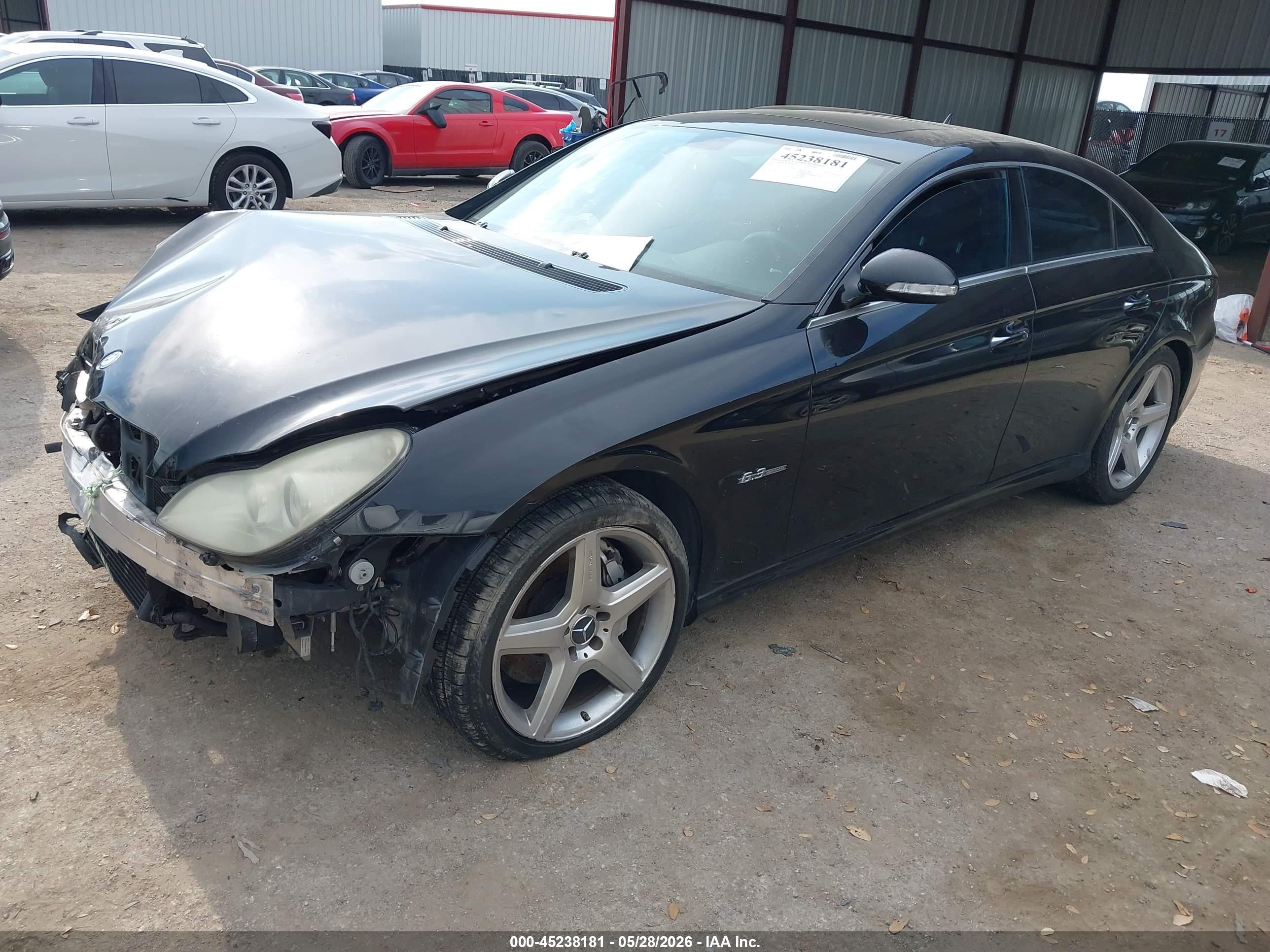 2007 Mercedes-benz Cls 63 Amg   Black vin: WDDDJ77X47A087552