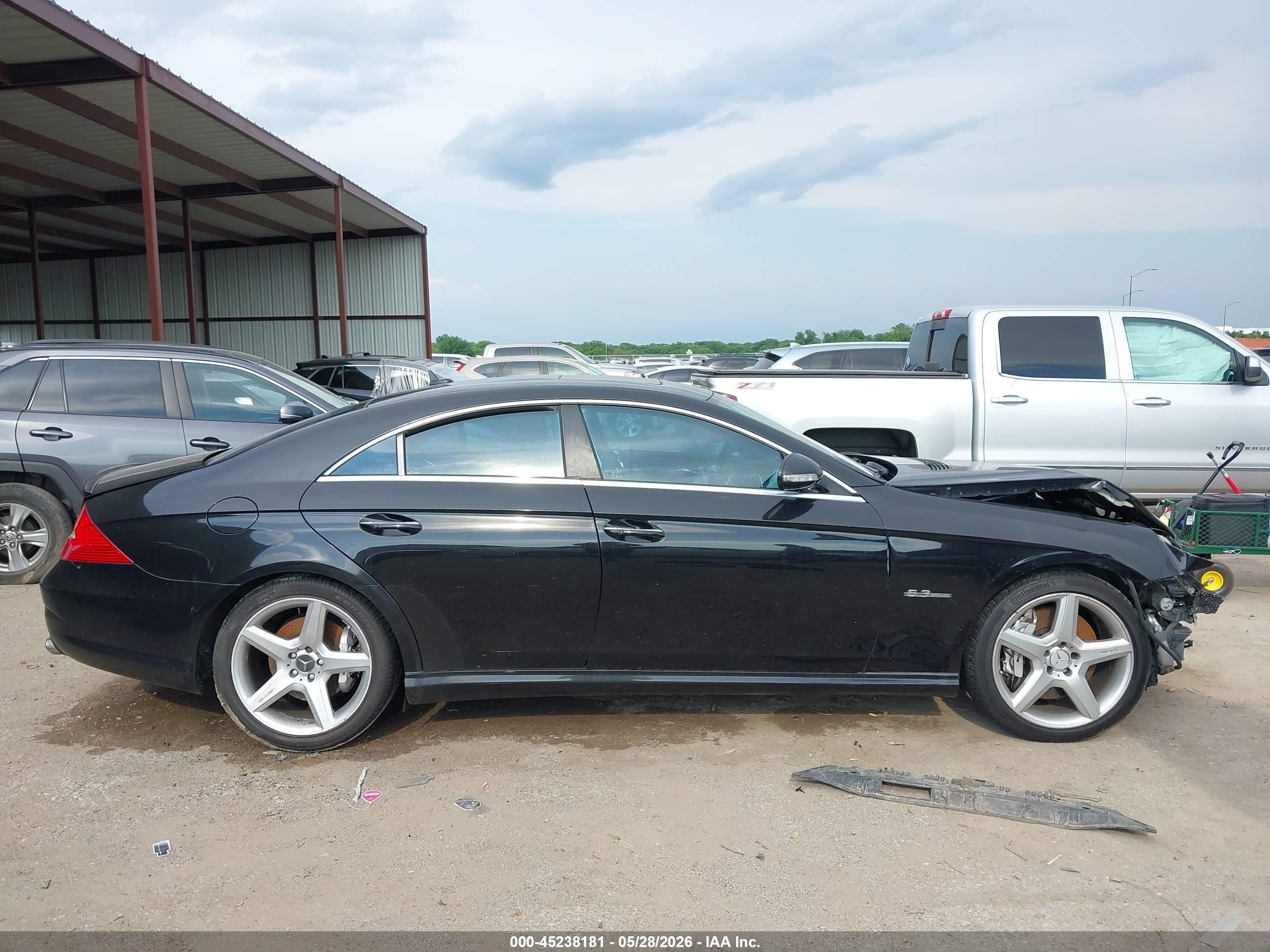 2007 Mercedes-benz Cls 63 Amg   Black vin: WDDDJ77X47A087552