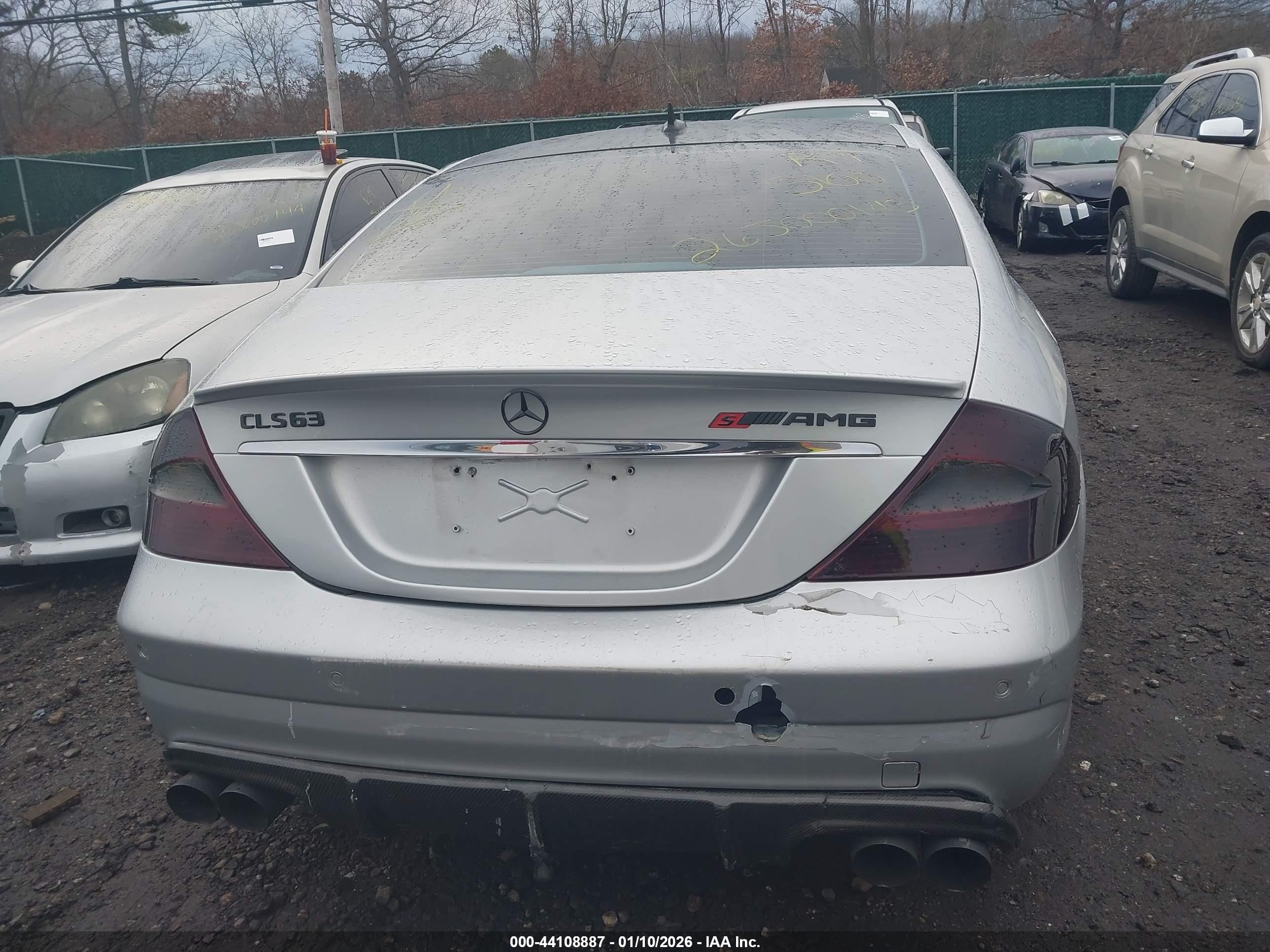 2007 Mercedes-benz Cls 63 Amg Белый vin: WDDDJ77X87A096206