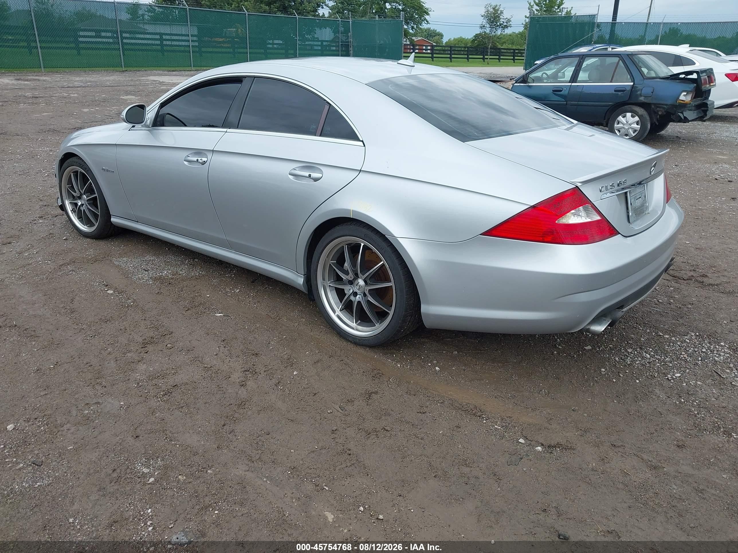 2007 Mercedes-benz Cls 63 Amg Silver vin: WDDDJ77X97A099664