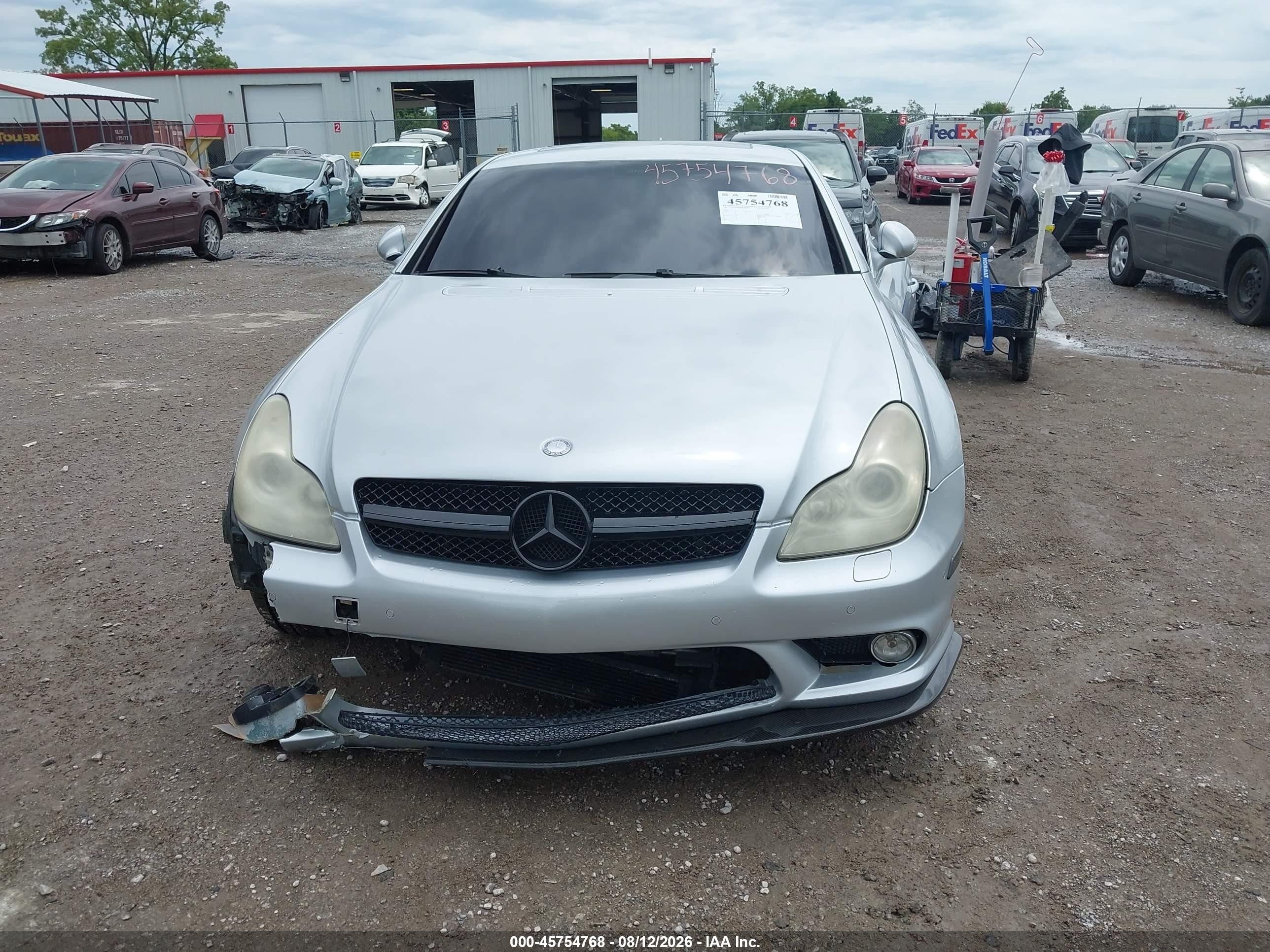 2007 Mercedes-benz Cls 63 Amg Silver vin: WDDDJ77X97A099664