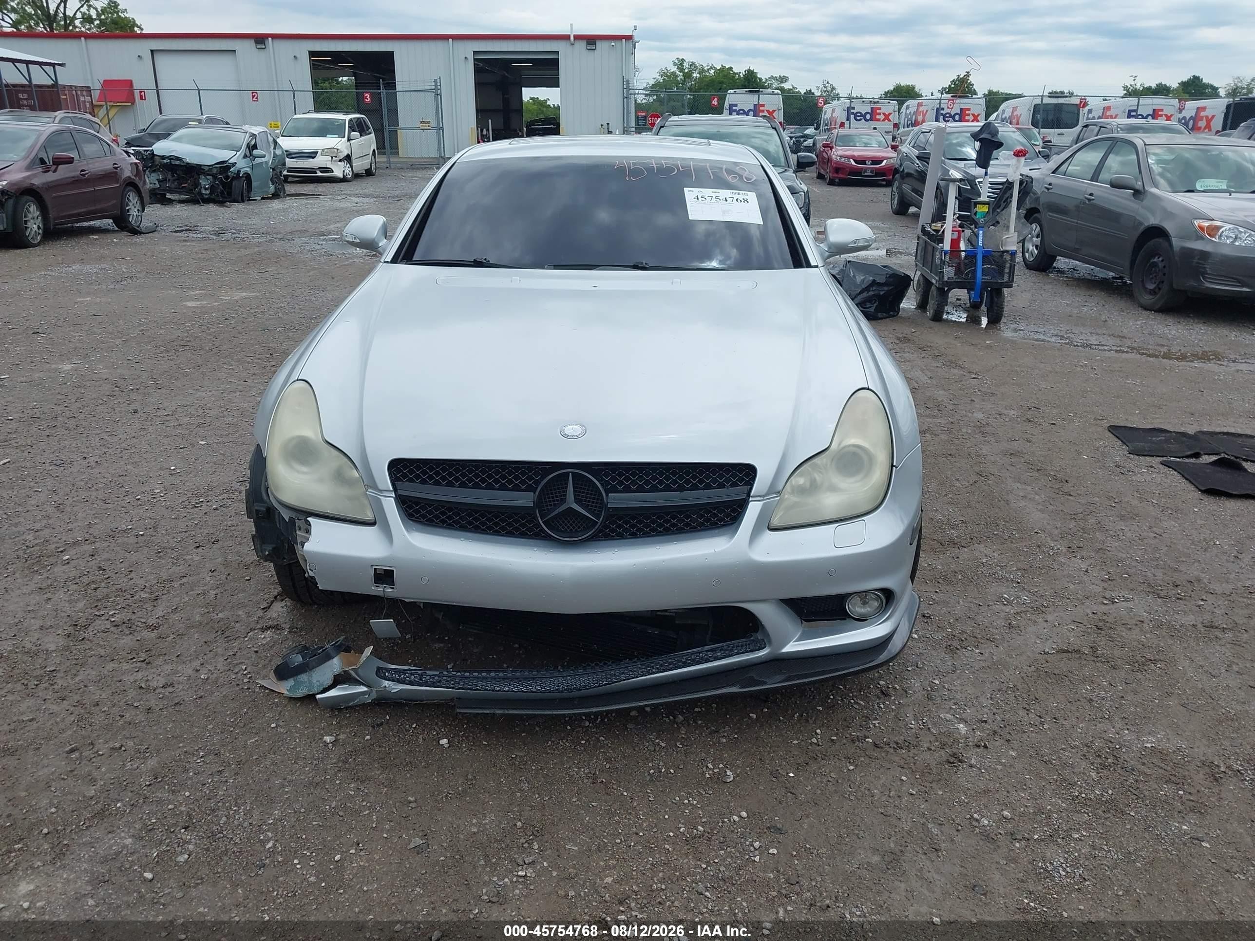 2007 Mercedes-benz Cls 63 Amg Silver vin: WDDDJ77X97A099664