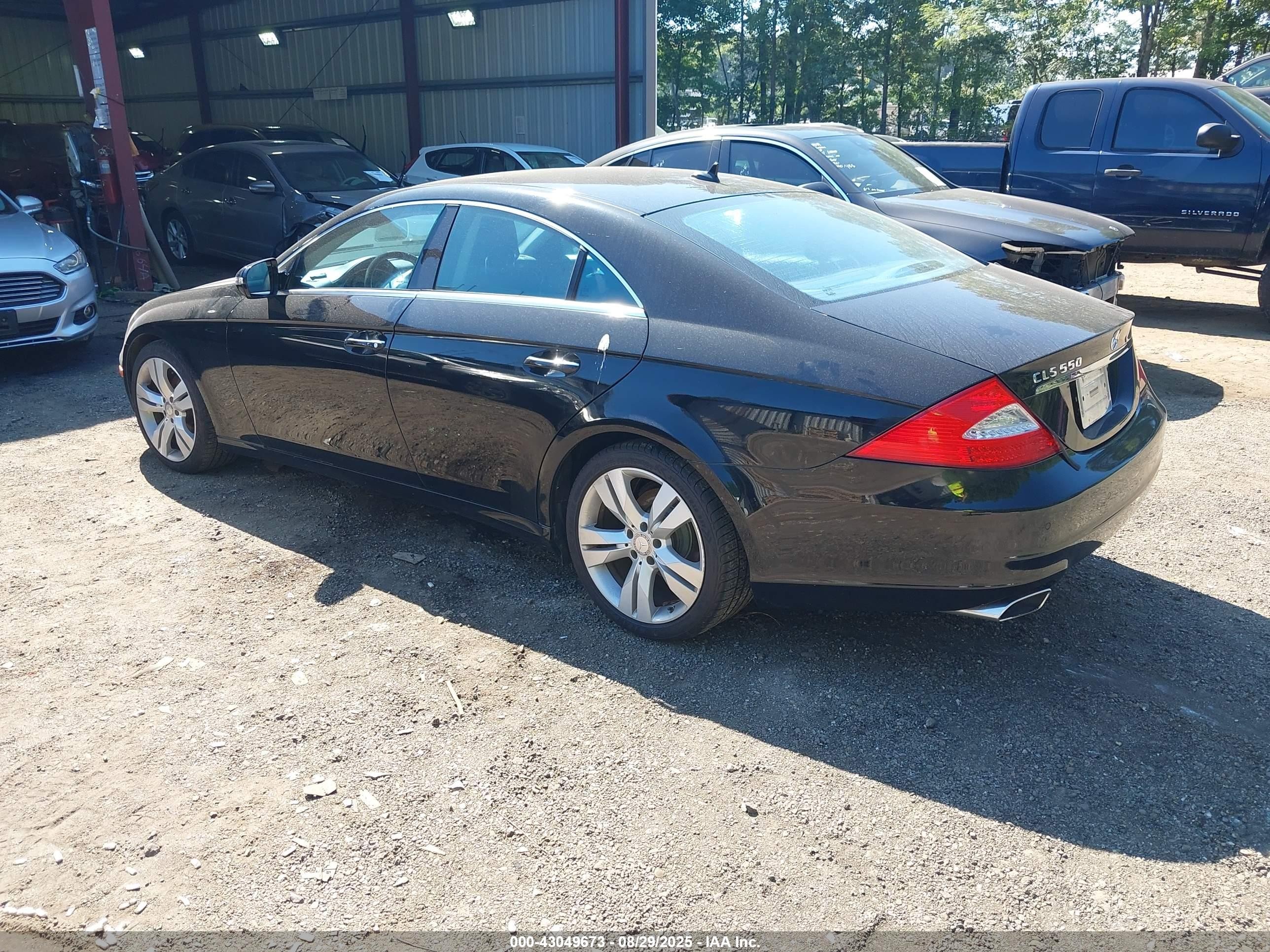 2010 Mercedes-benz Cls 550   Black vin: WDDDJ7CB0AA163494