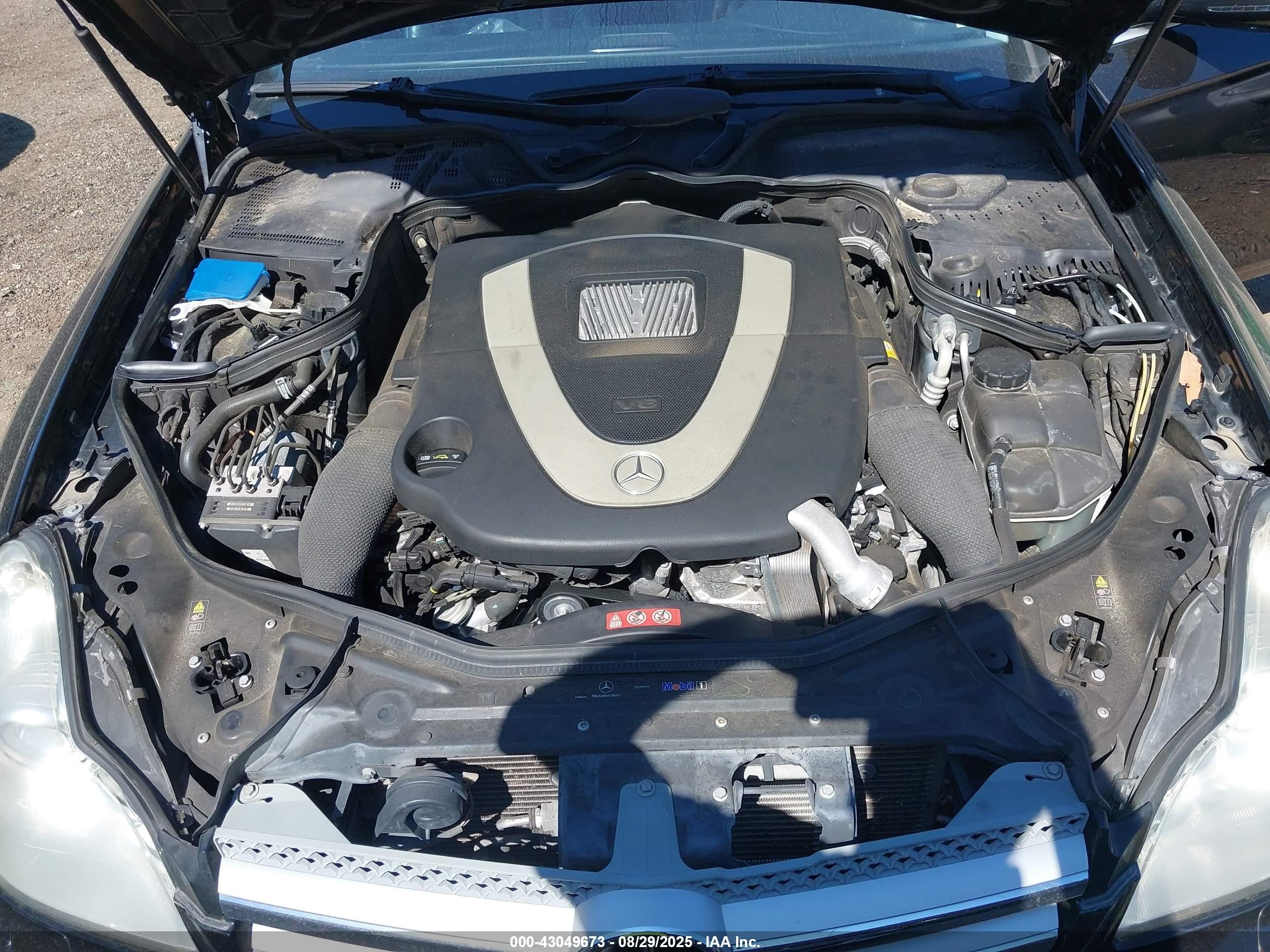 2010 Mercedes-benz Cls 550   Black vin: WDDDJ7CB0AA163494
