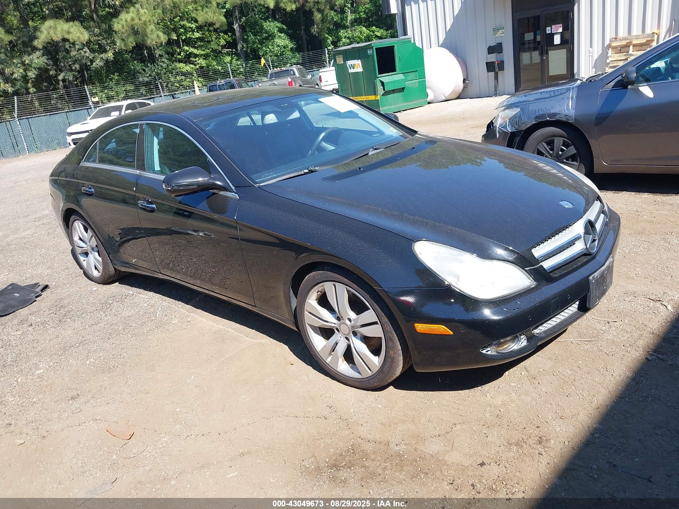 2010 Mercedes-benz Cls 550   Black vin: WDDDJ7CB0AA163494