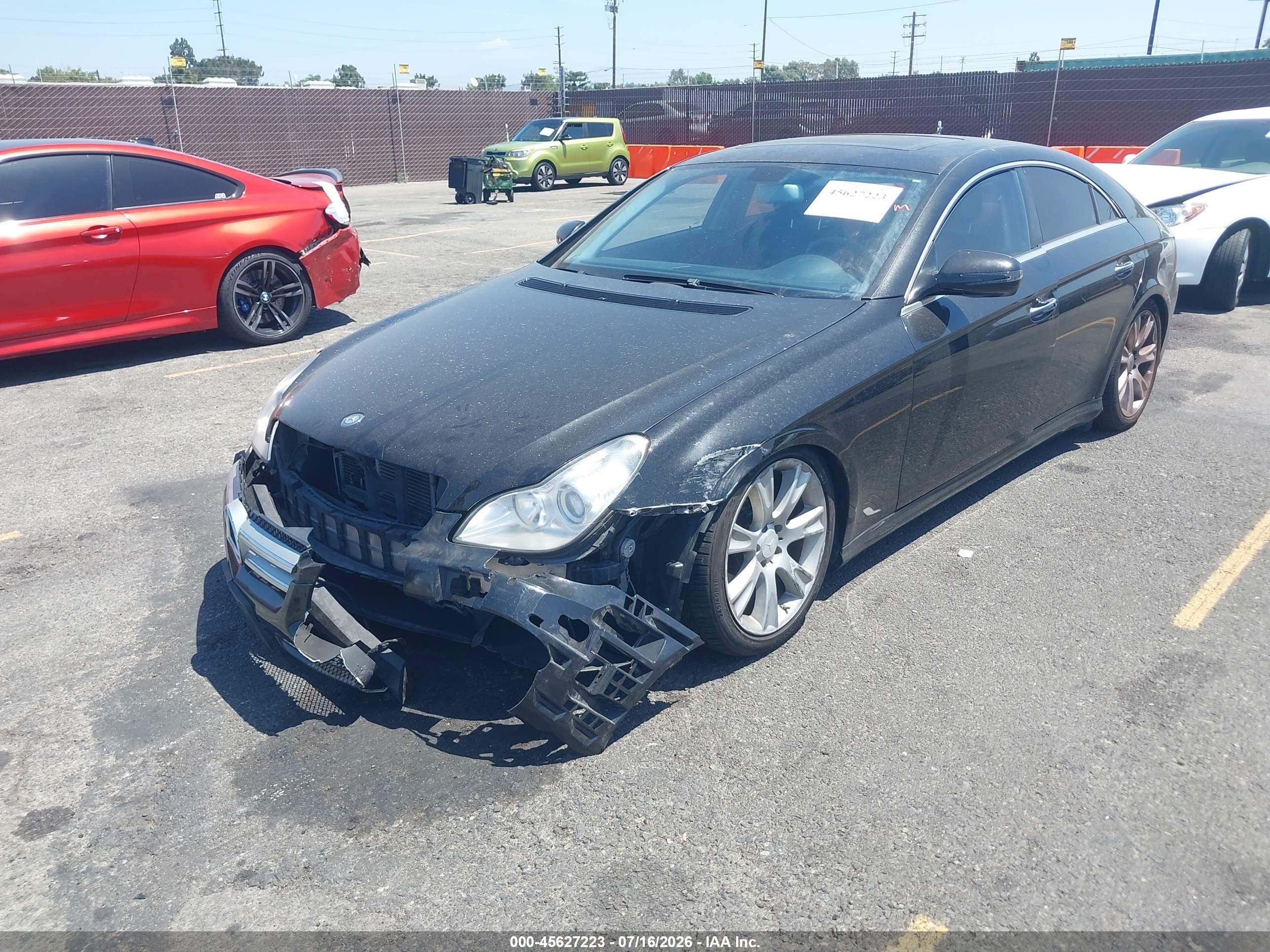 2011 Mercedes-benz Cls 550   Черный vin: WDDDJ7CB0BA170706