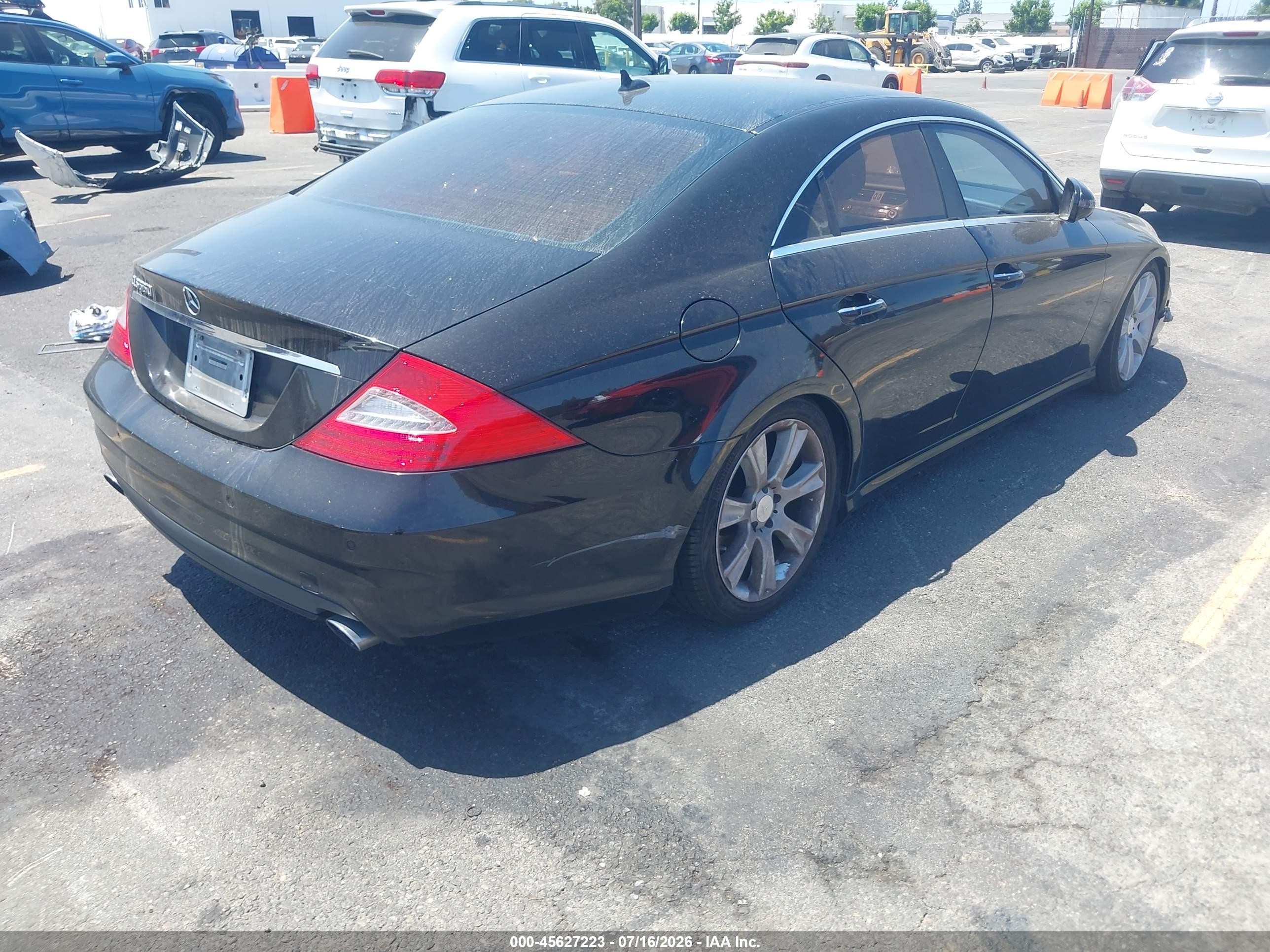 2011 Mercedes-benz Cls 550   Черный vin: WDDDJ7CB0BA170706