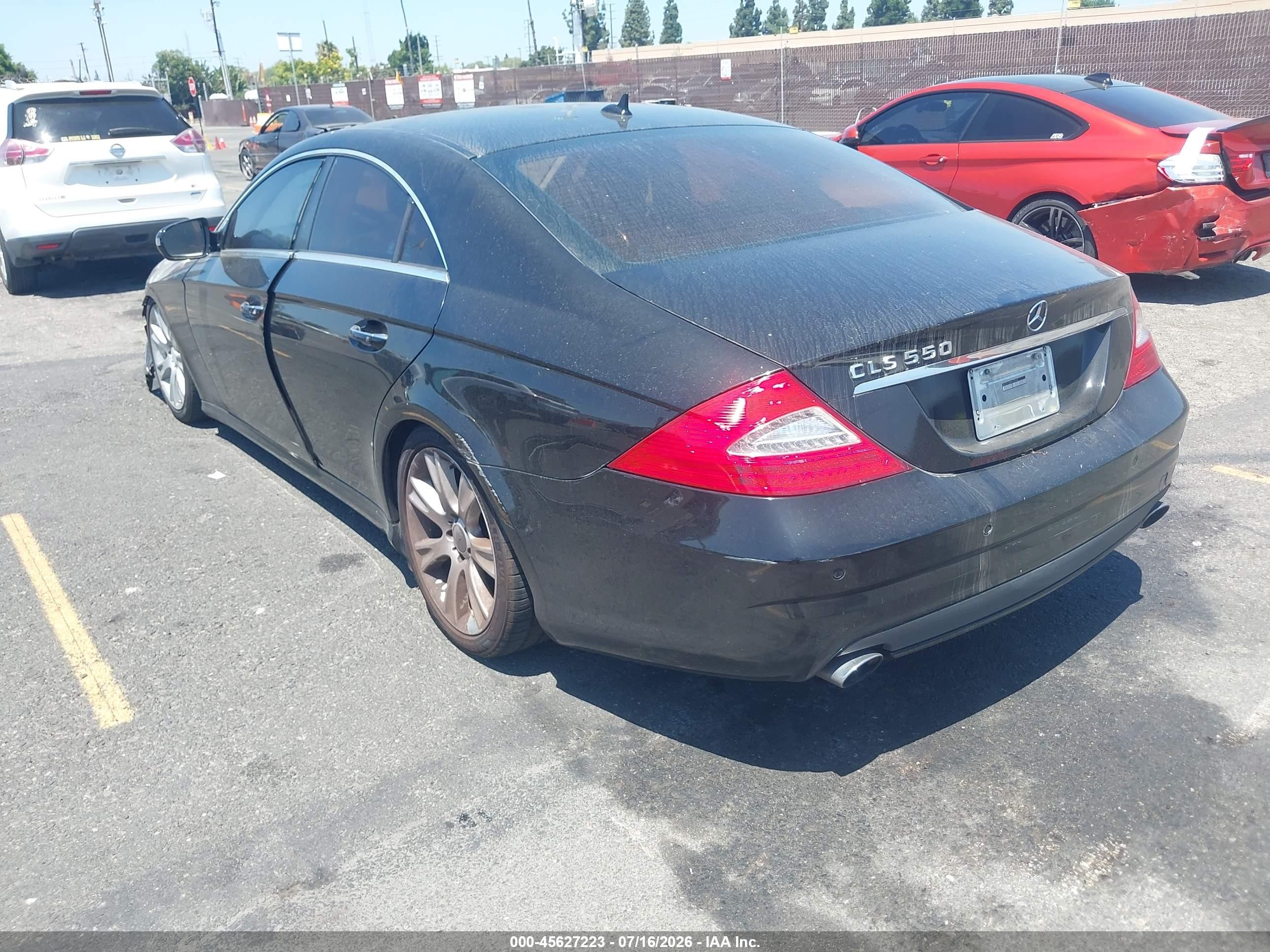 2011 Mercedes-benz Cls 550   Черный vin: WDDDJ7CB0BA170706
