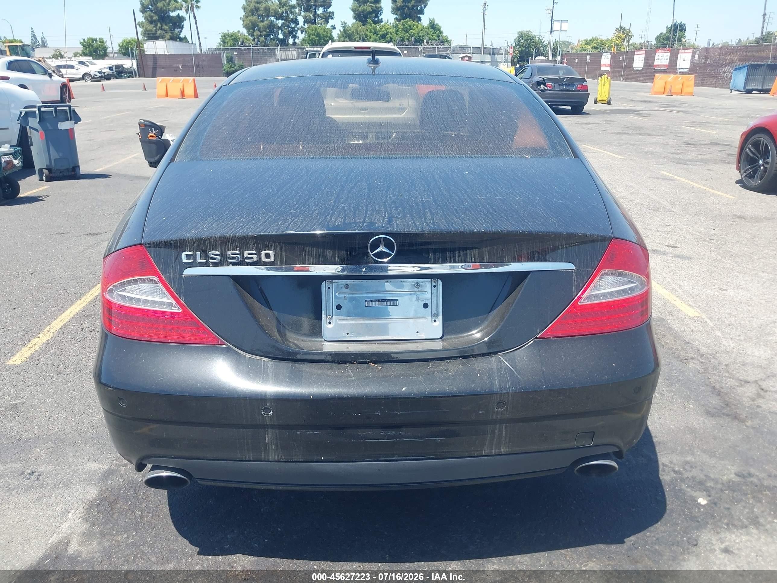 2011 Mercedes-benz Cls 550   Черный vin: WDDDJ7CB0BA170706