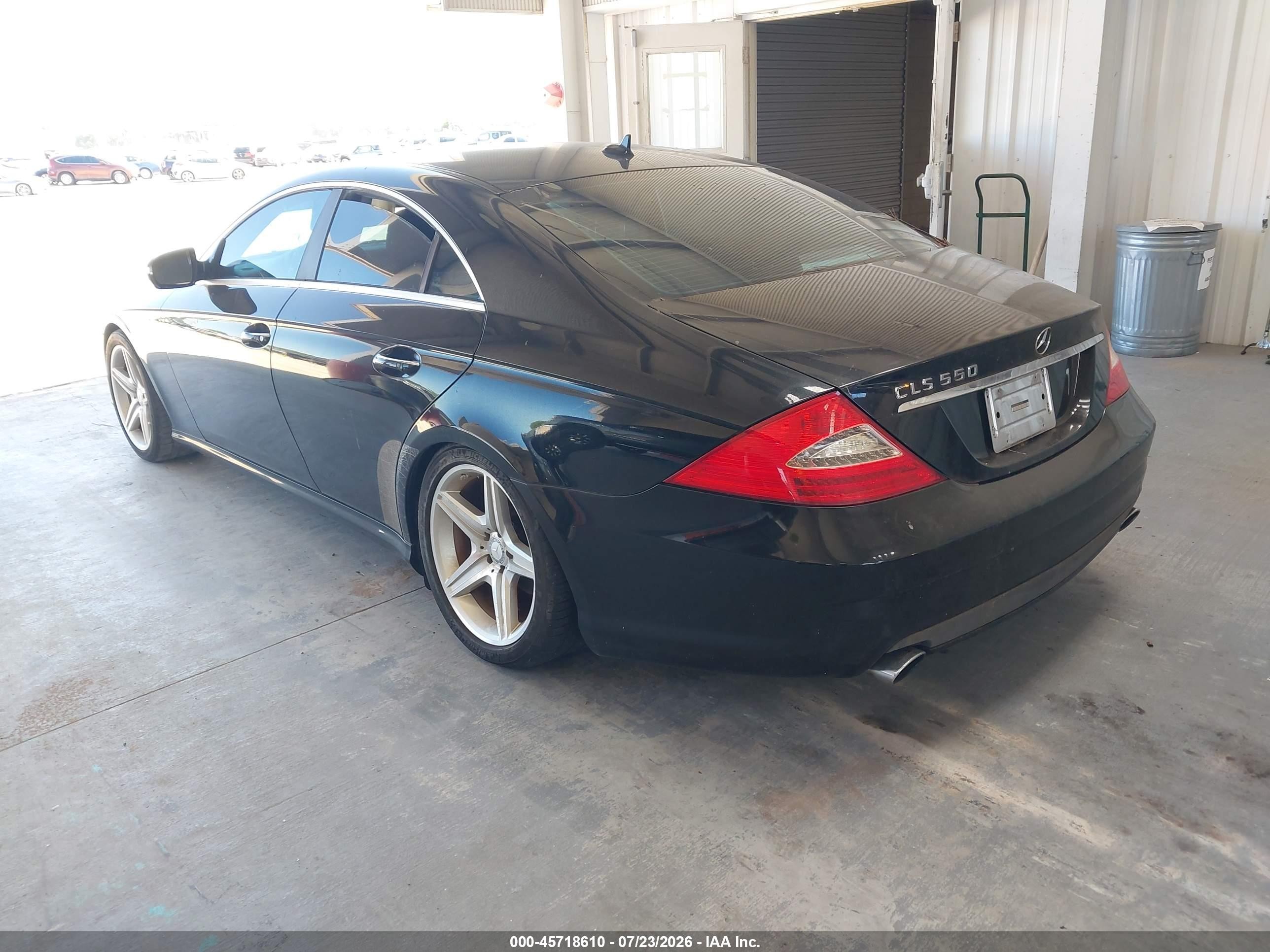 2011 Mercedes-benz Cls 550 Black vin: WDDDJ7CB1BA167703