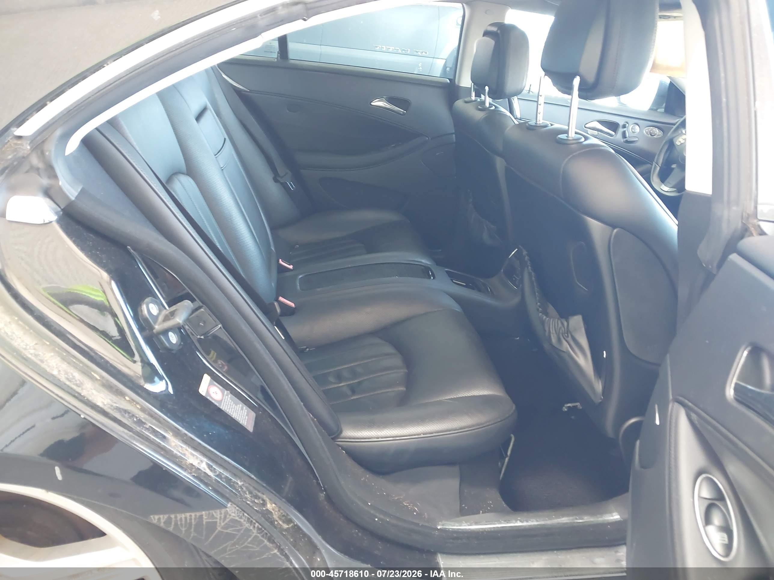 2011 Mercedes-benz Cls 550 Black vin: WDDDJ7CB1BA167703