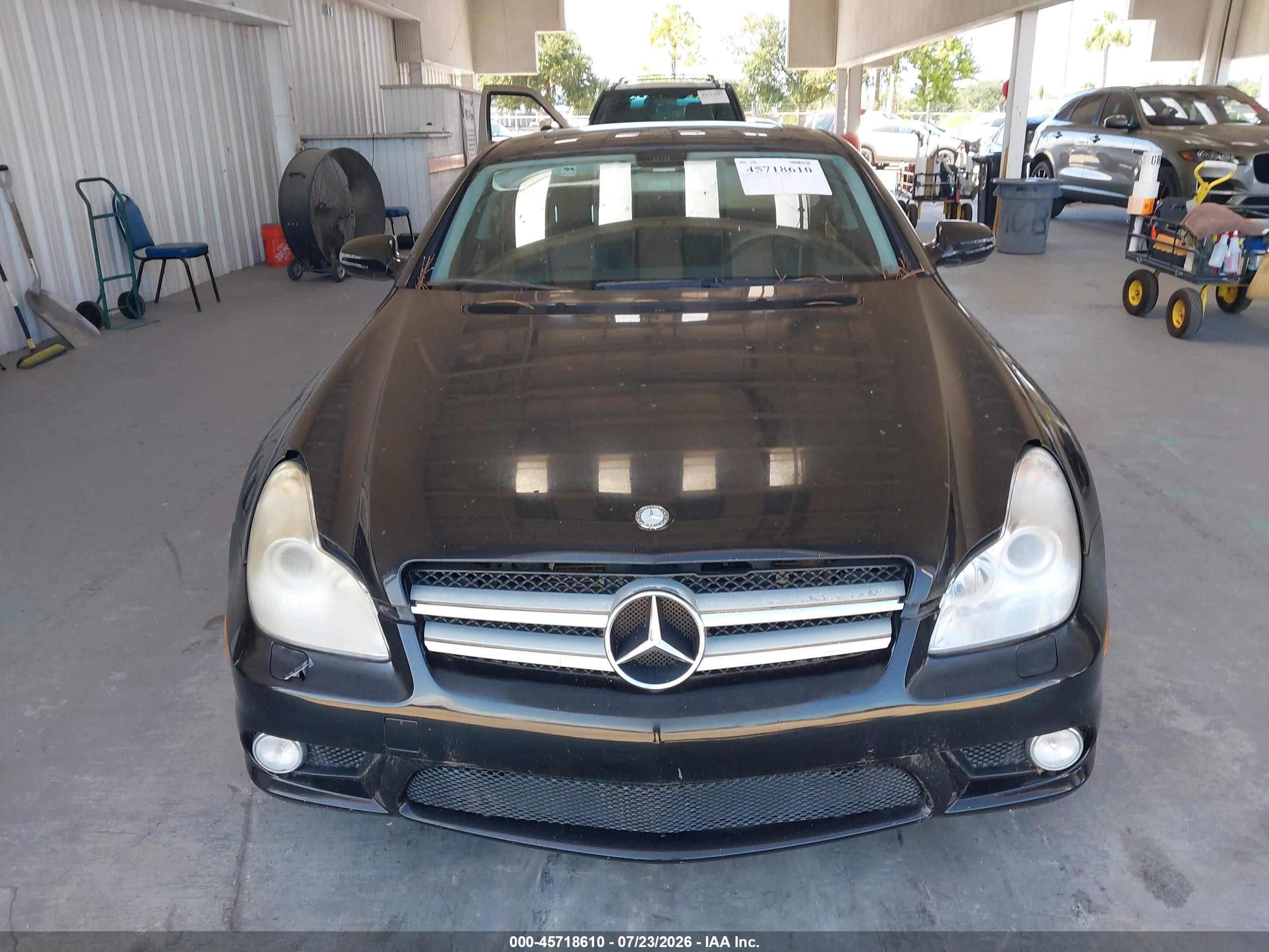 2011 Mercedes-benz Cls 550 Black vin: WDDDJ7CB1BA167703