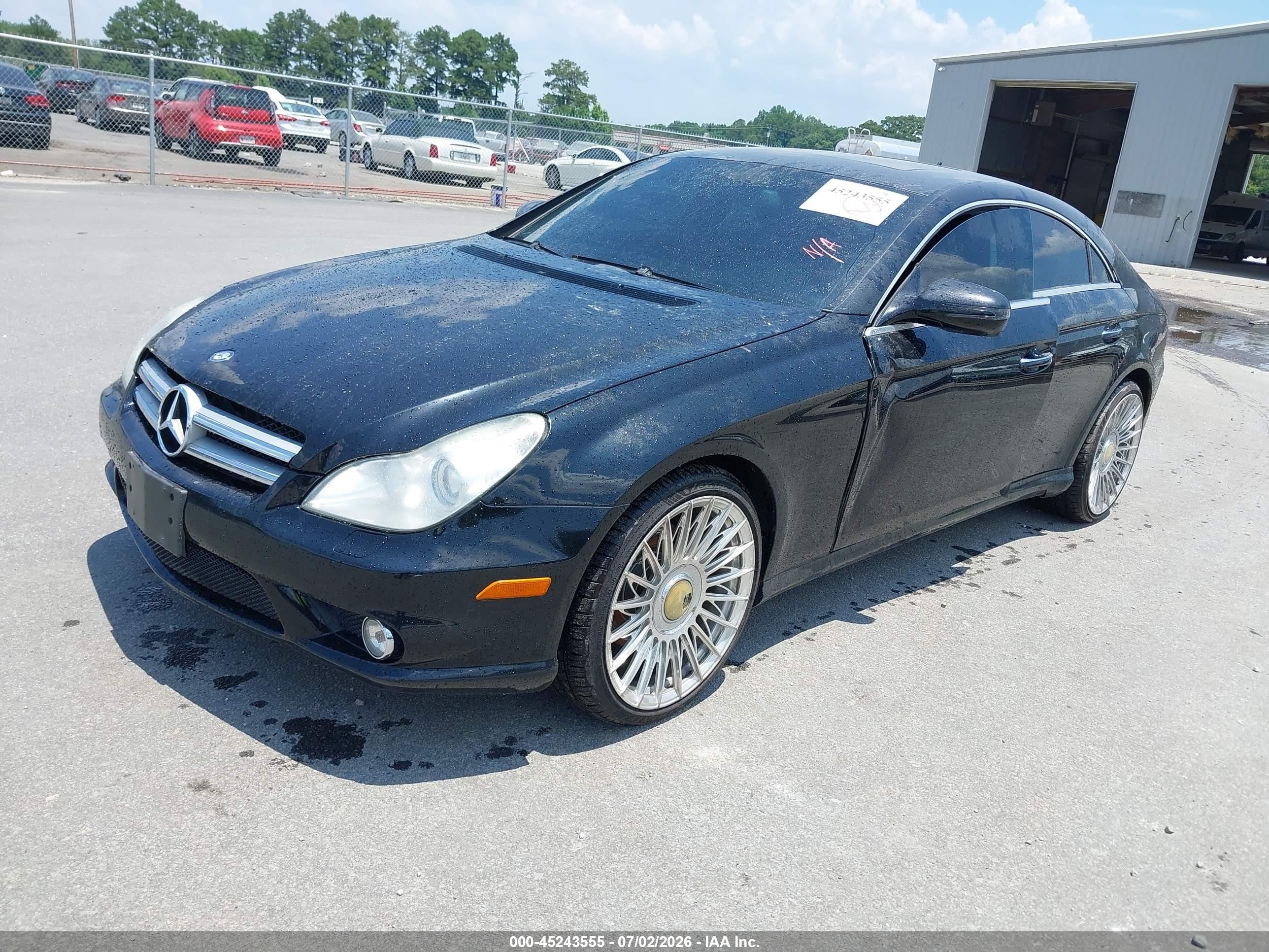 2011 Mercedes-benz Cls 550   Black vin: WDDDJ7CB2BA169931