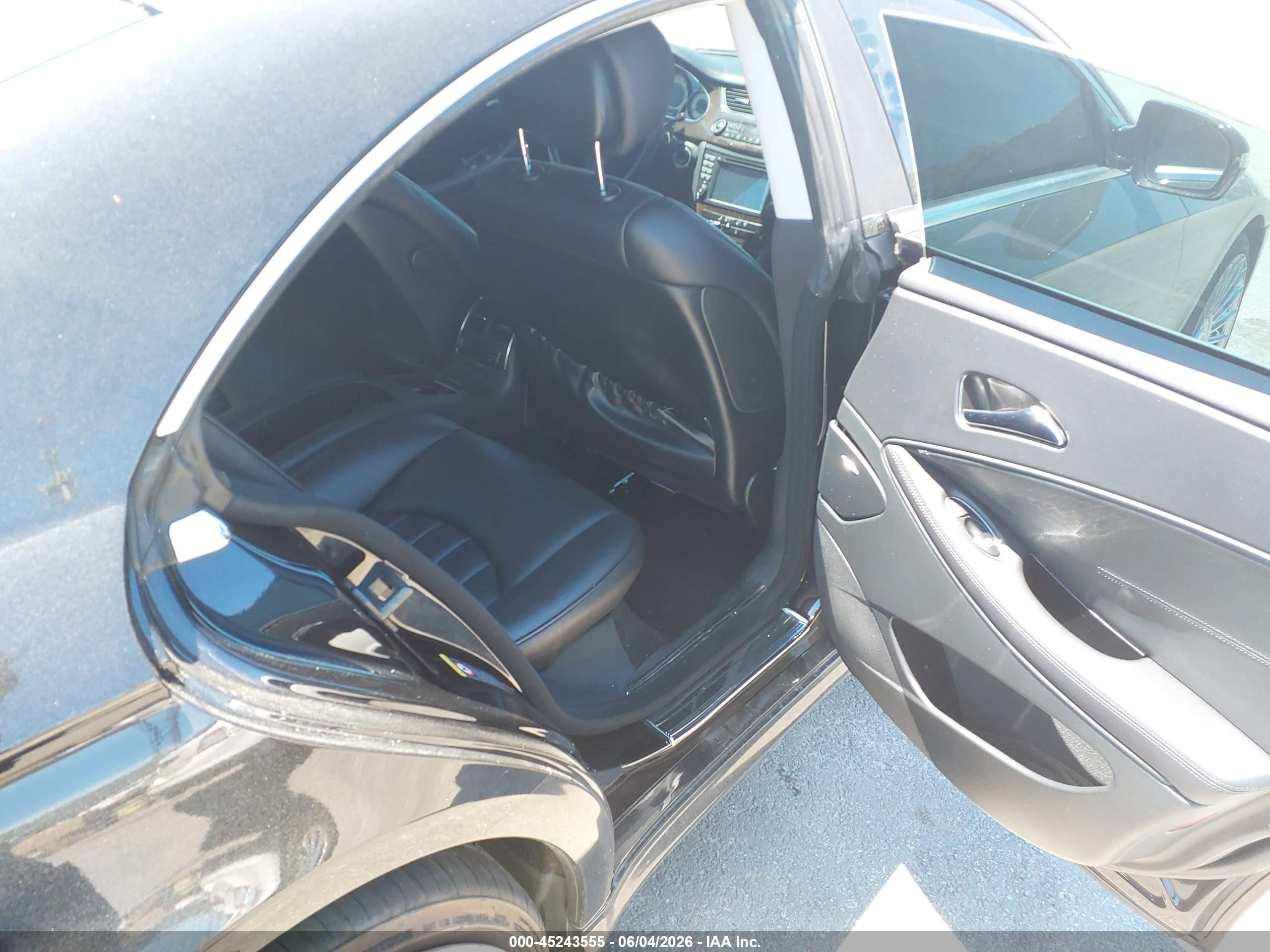 2011 Mercedes-benz Cls 550   Black vin: WDDDJ7CB2BA169931
