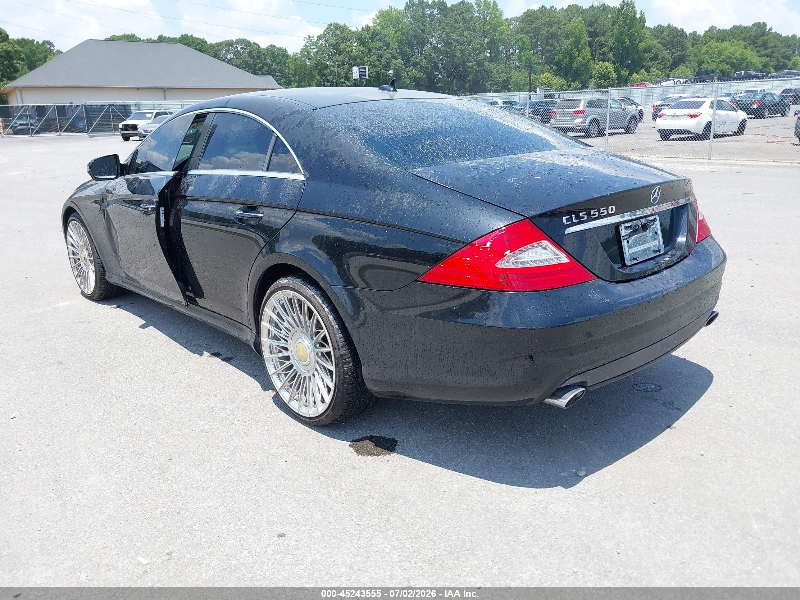 2011 Mercedes-benz Cls 550   Black vin: WDDDJ7CB2BA169931